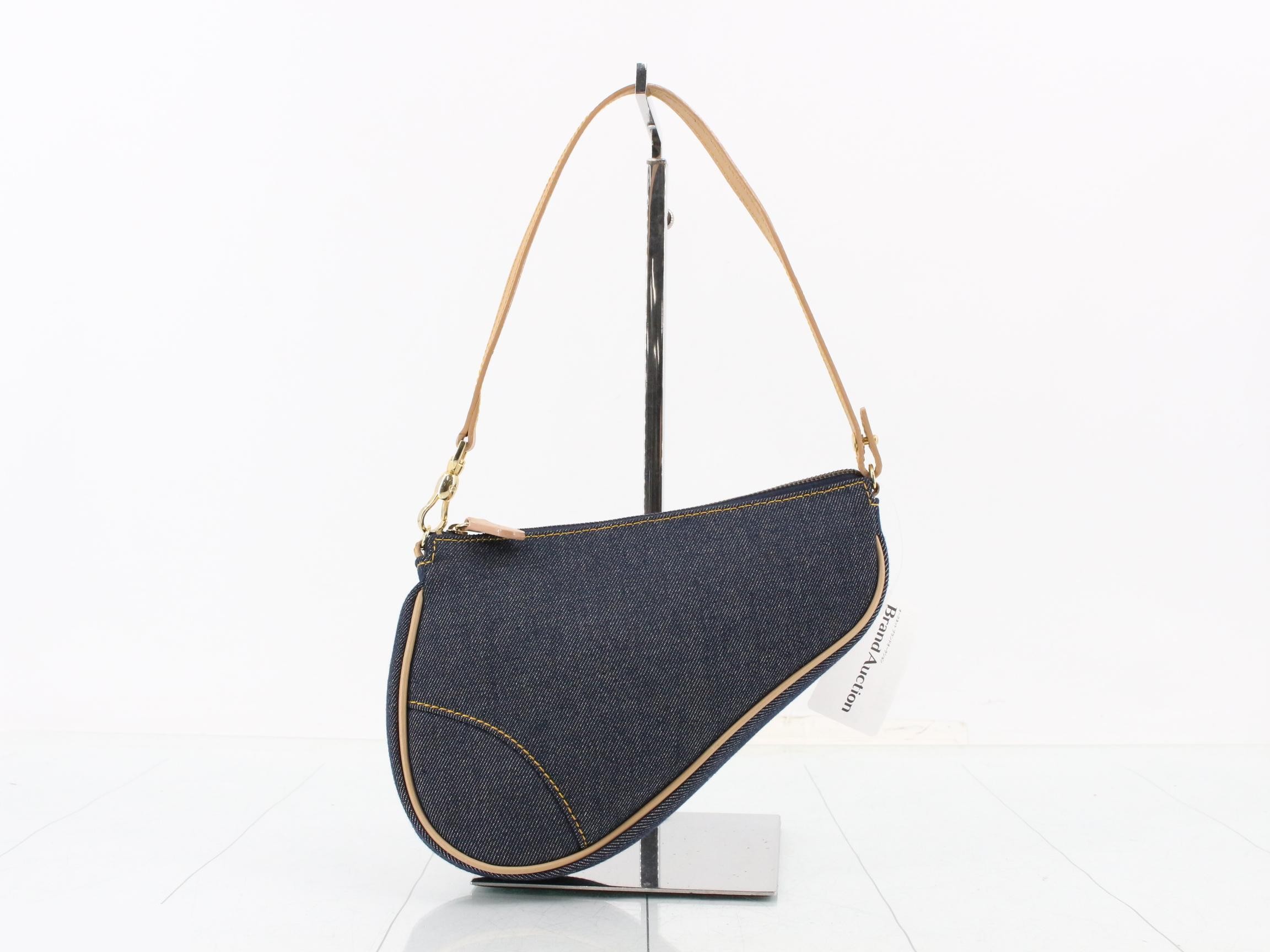 Denim Saddle Pouch Accessory Pouch SLO44012 Indigo