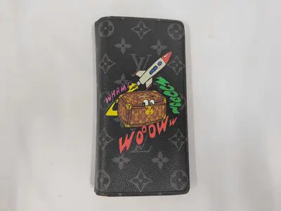 LV Portefeuille Plaza Monogram Eclipse Wallet
