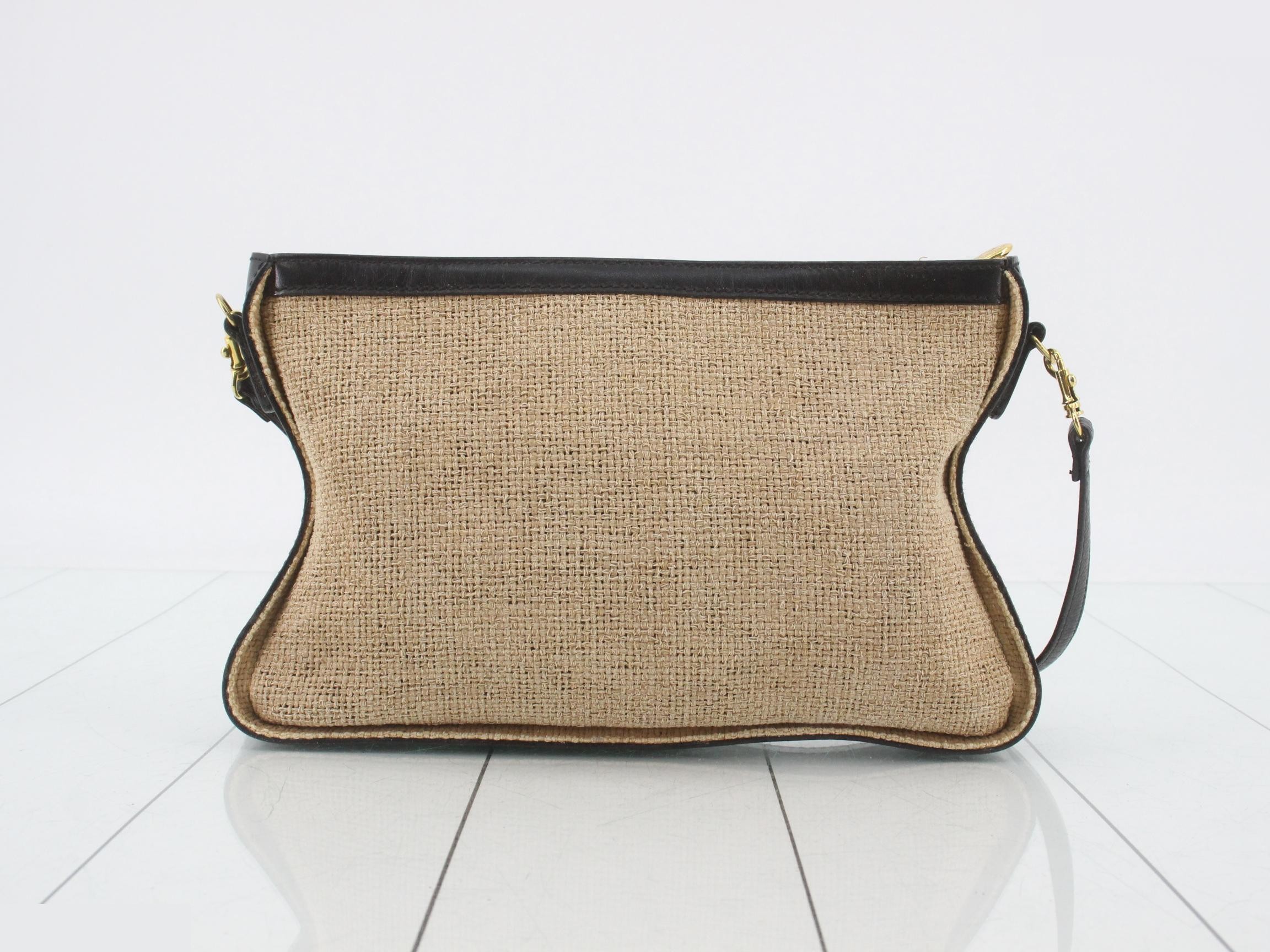 Straw shoulder bag — view 2