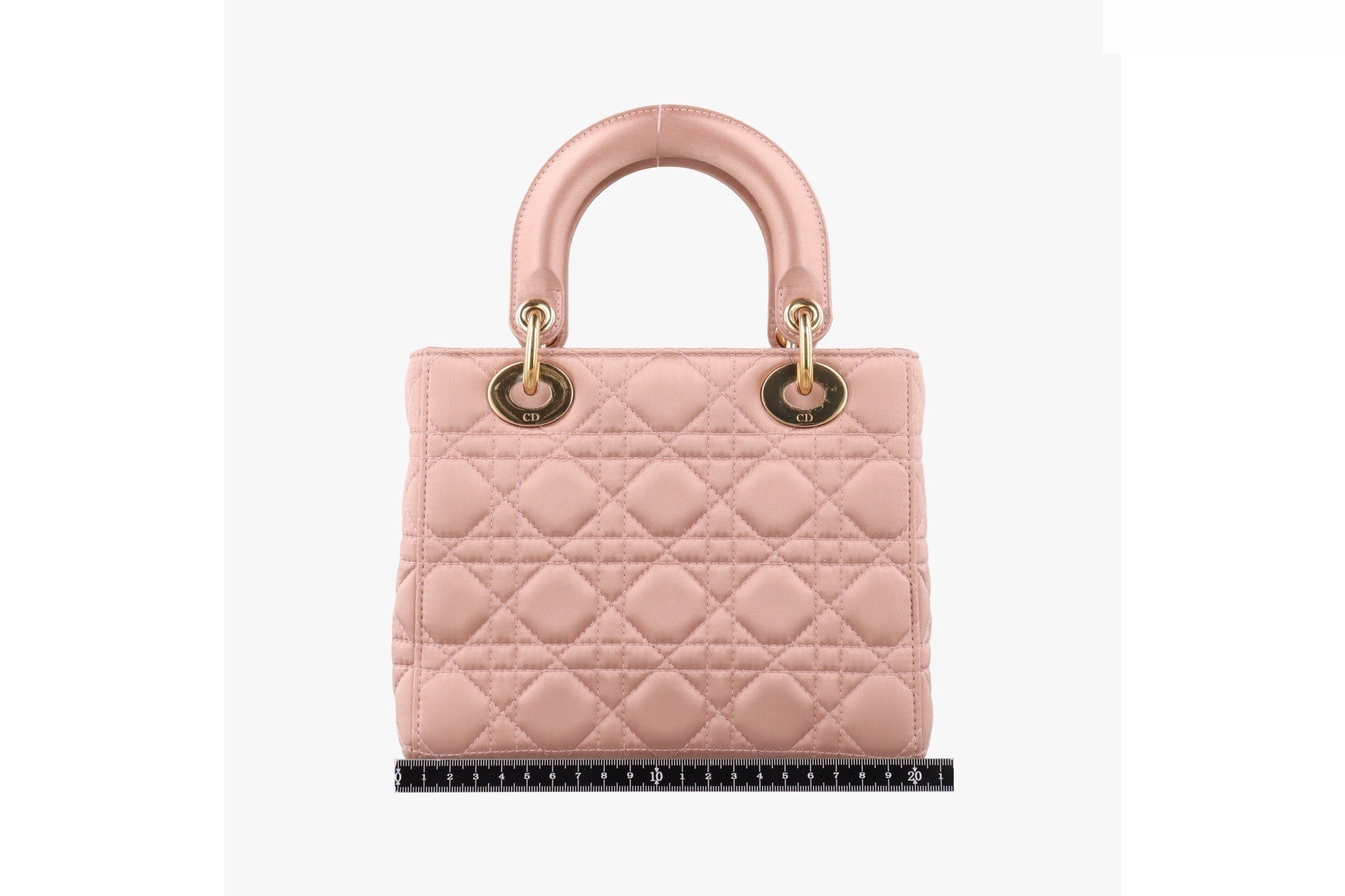 Lady Dior Cannage Satin Pink — view 2