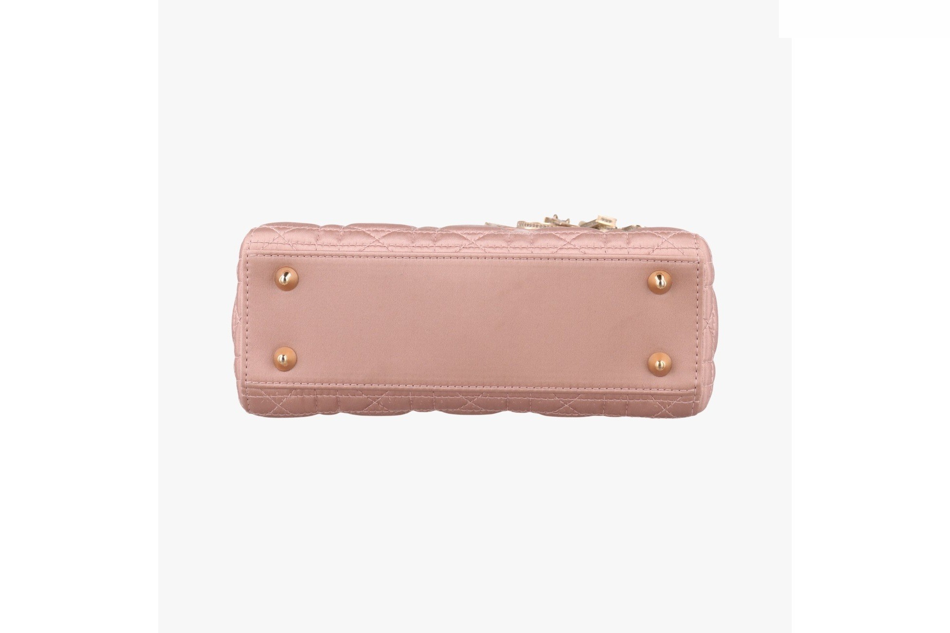Lady Dior Cannage Satin Pink — view 3