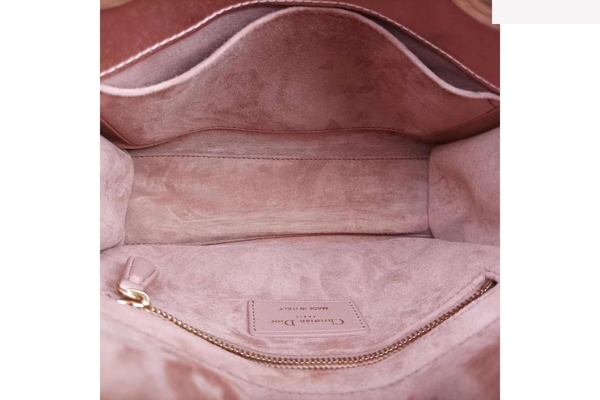 Lady Dior Cannage Satin Pink — view 6