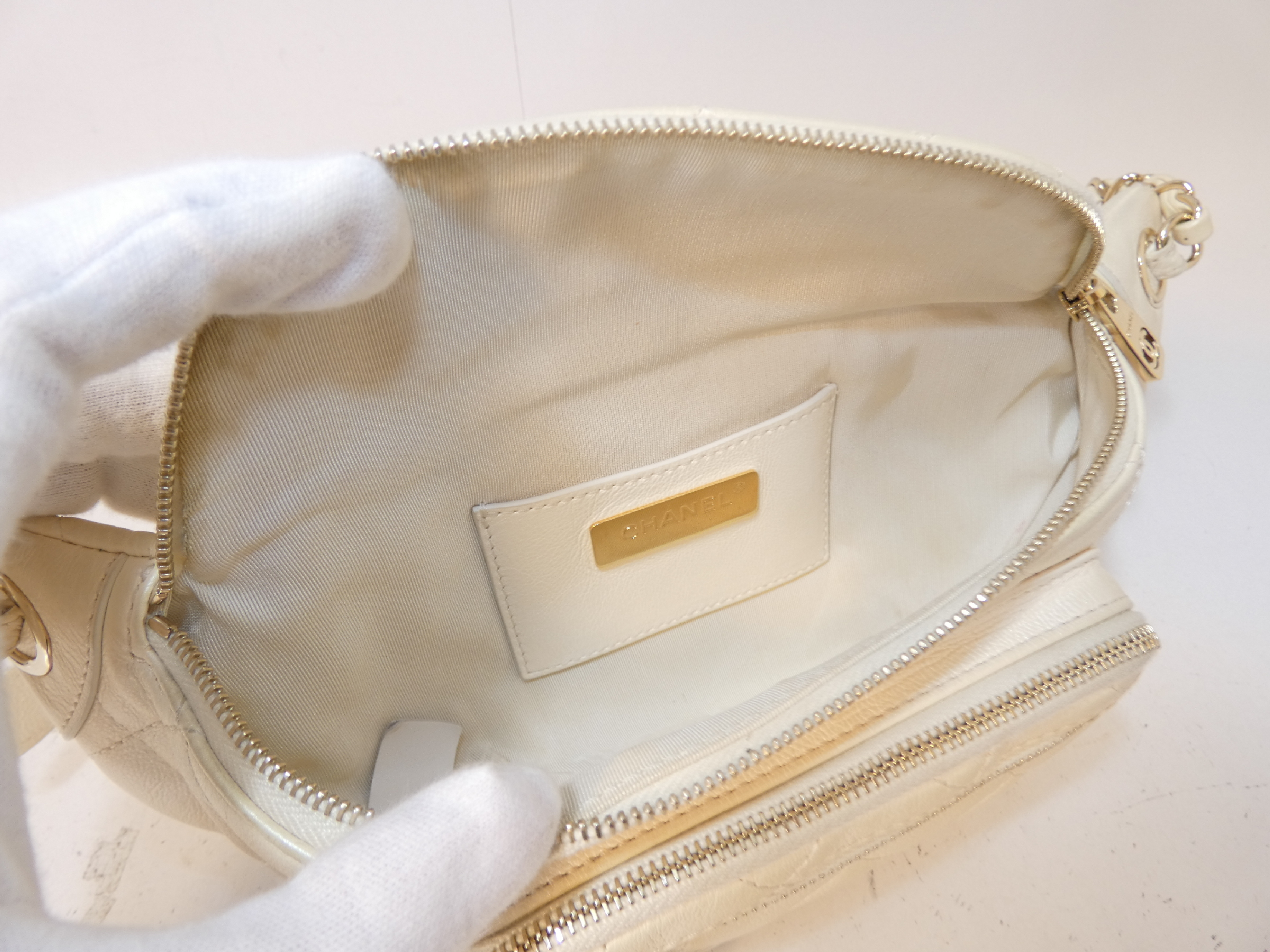 2-way Matelassé Chain Handbag — view 8