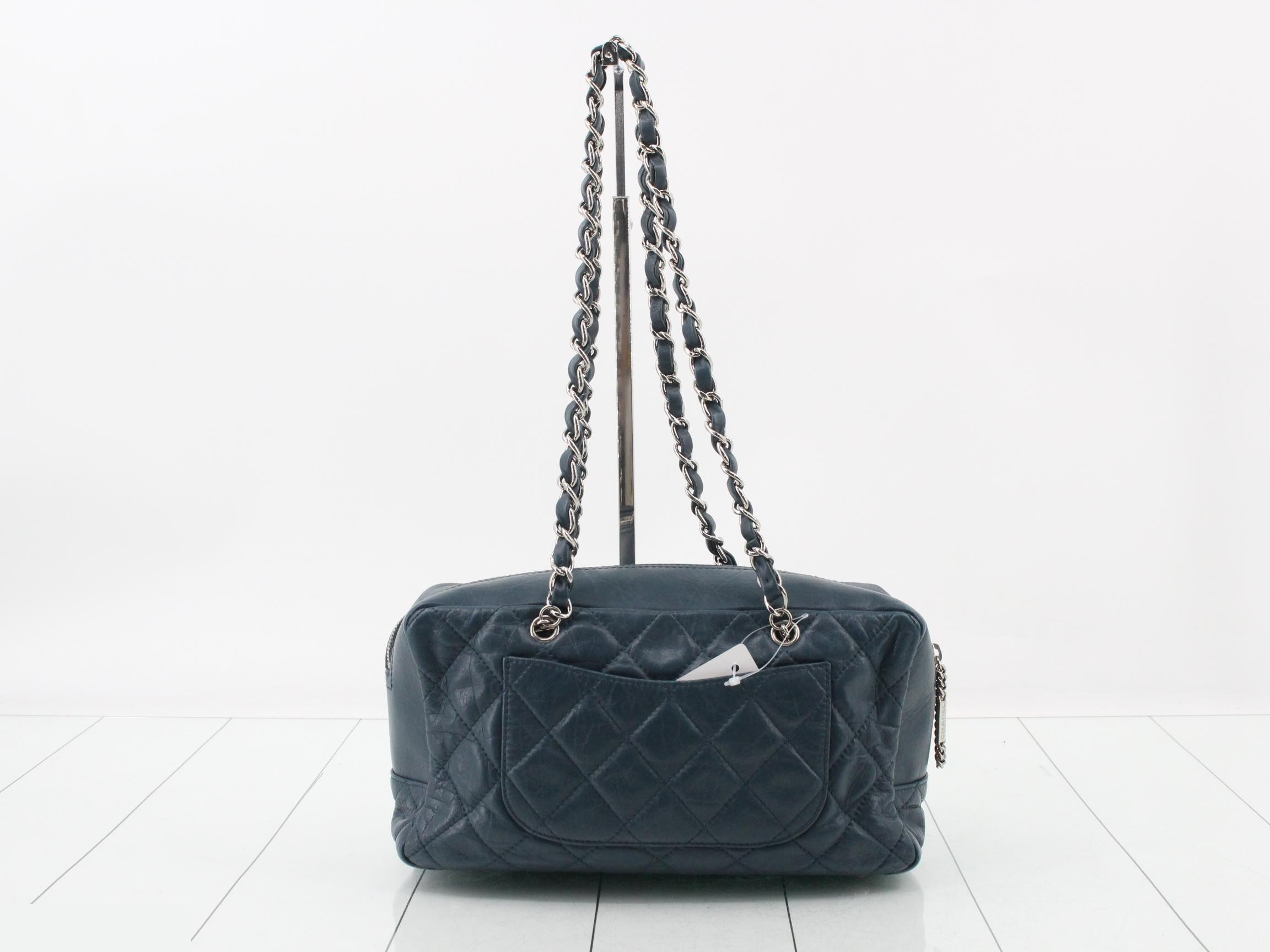 Cambon Line Leather Chain Semi-Shoulder Bag — view 2
