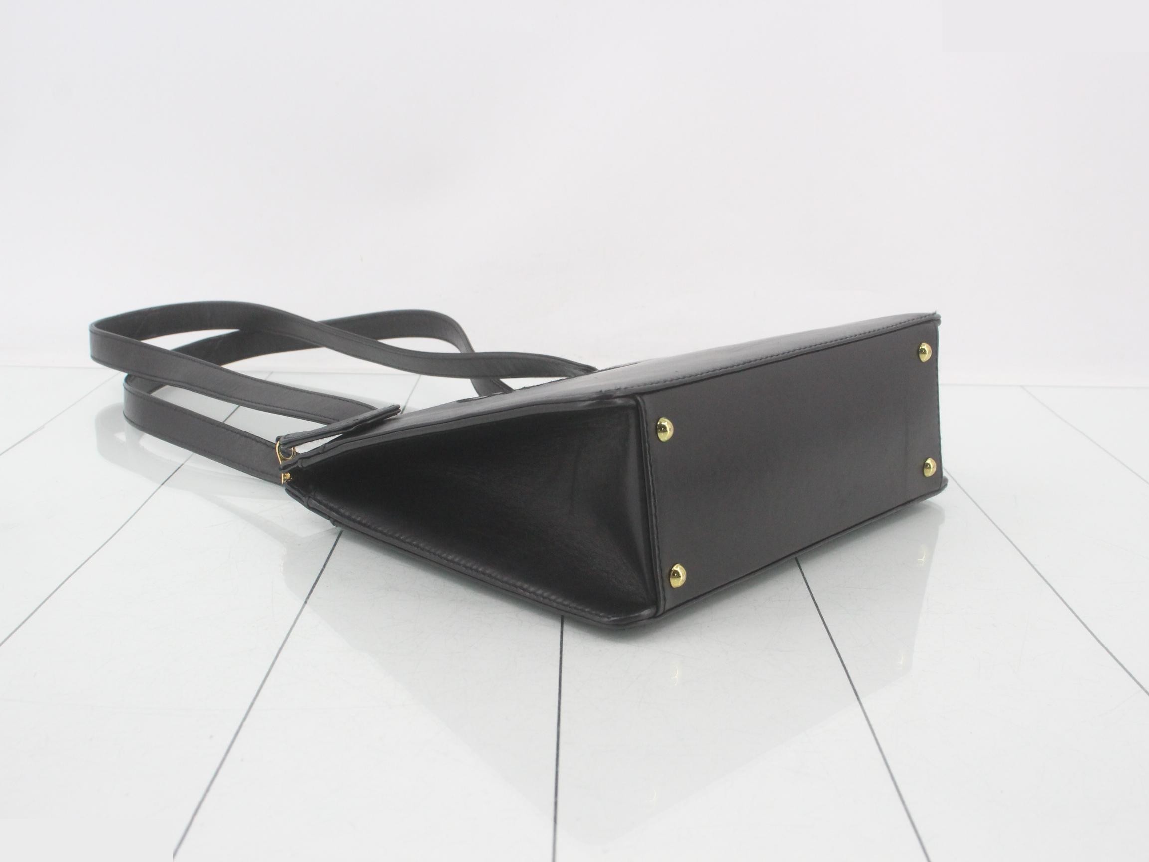 Leather tote bag — view 5