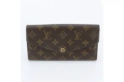 Monogram Portefeuille Sarah M61734 Leather Long Wallet
