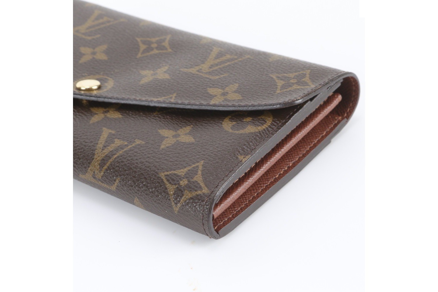 Monogram Portefeuille Sarah M61734 Leather Long Wallet — view 3
