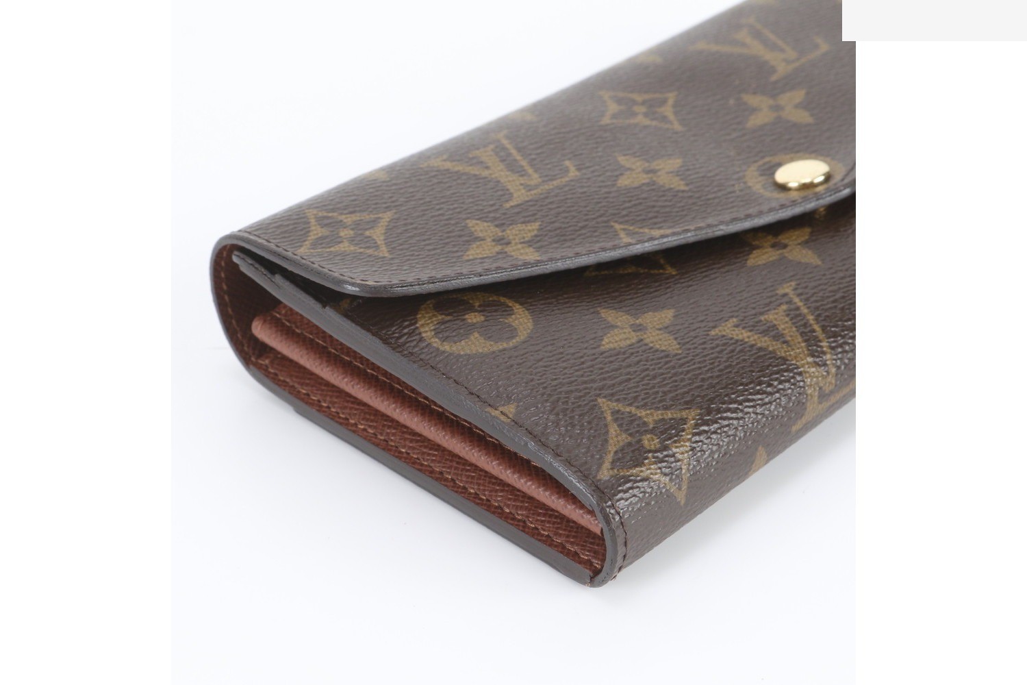 Monogram Portefeuille Sarah M61734 Leather Long Wallet — view 5