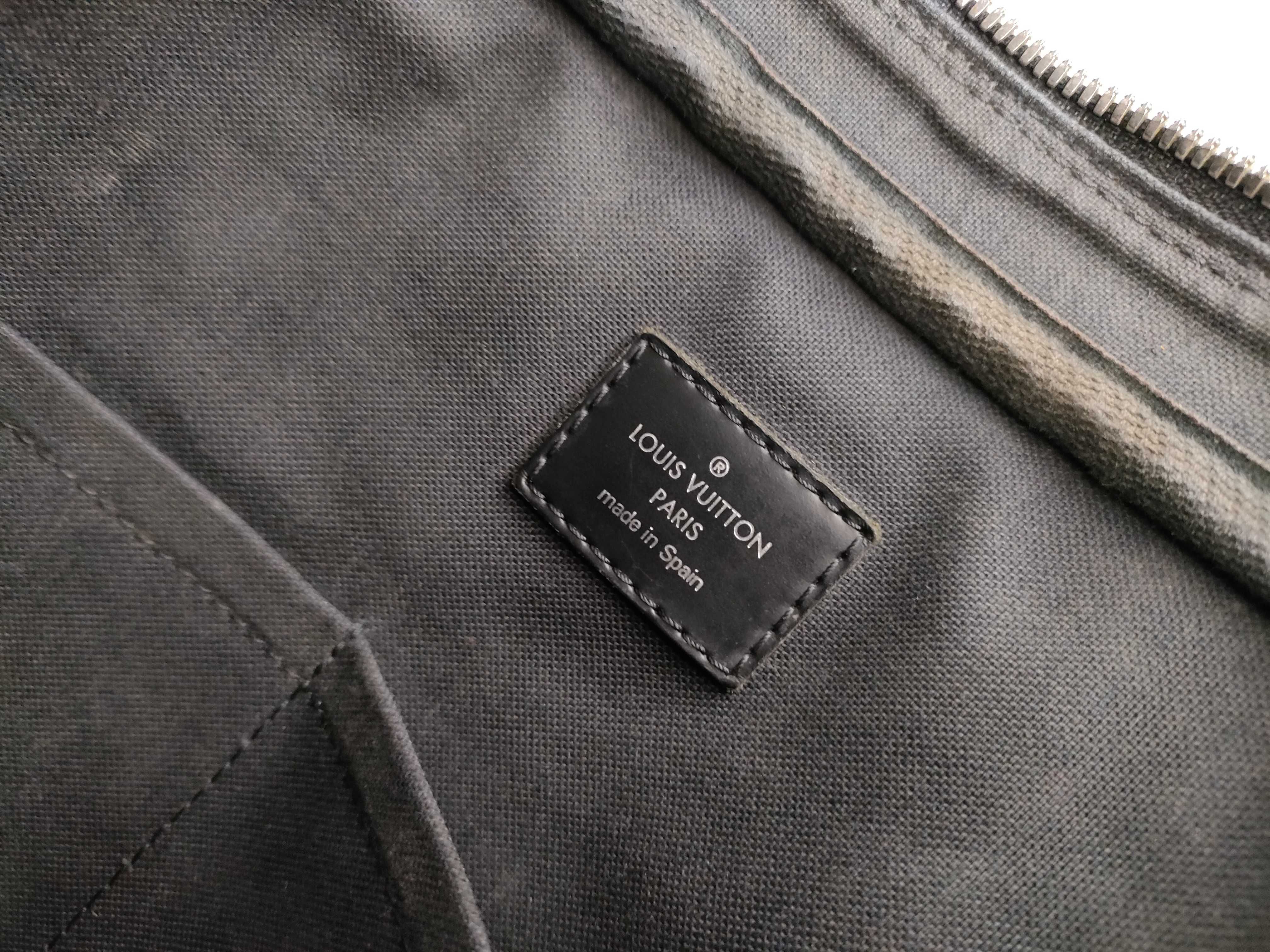 Damier Graphite Porte Documents Voyage PM N41478 Black (RFID detected) Business Bag — view 12