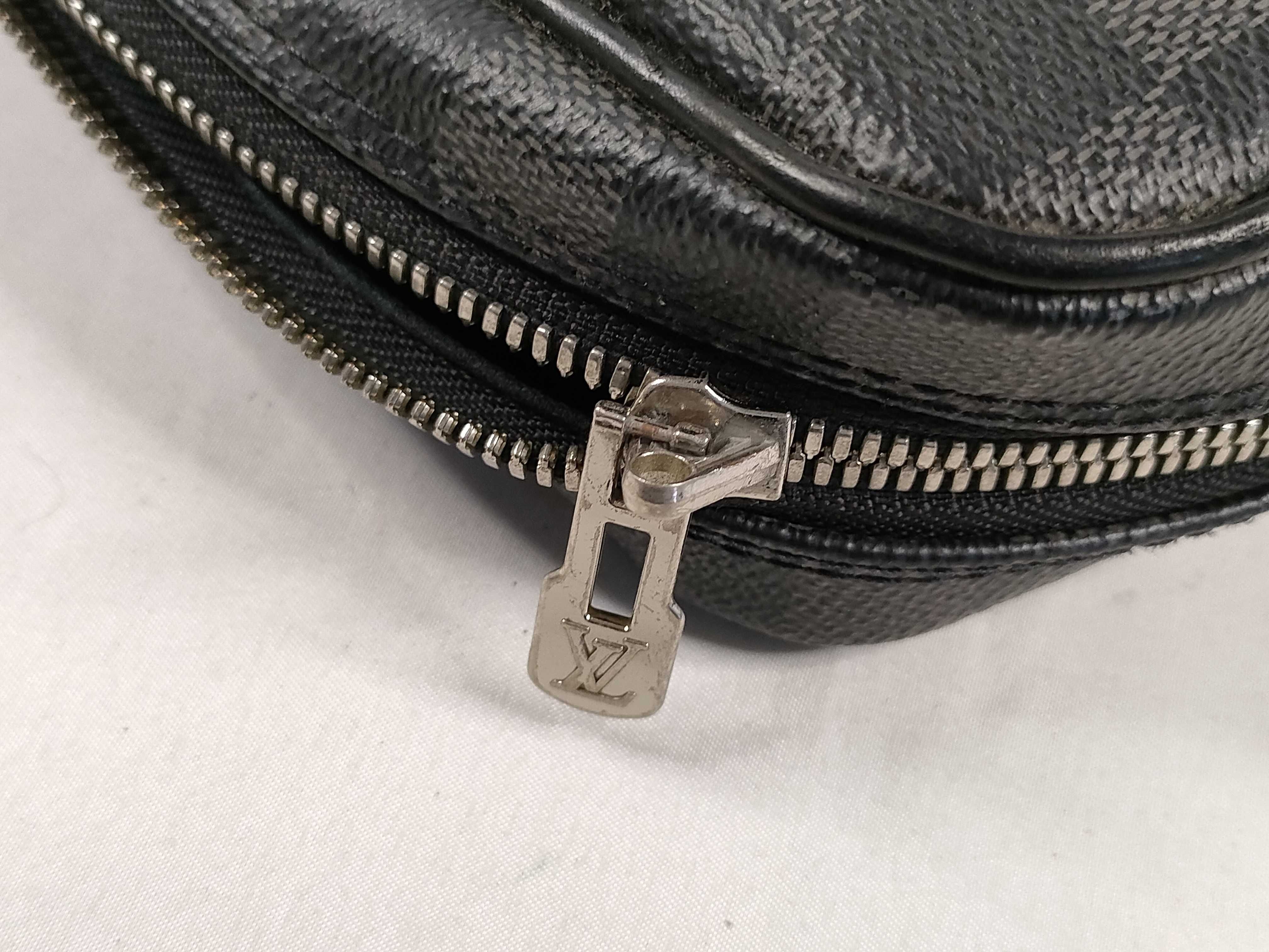Damier Graphite Porte Documents Voyage PM N41478 Black (RFID detected) Business Bag — view 14