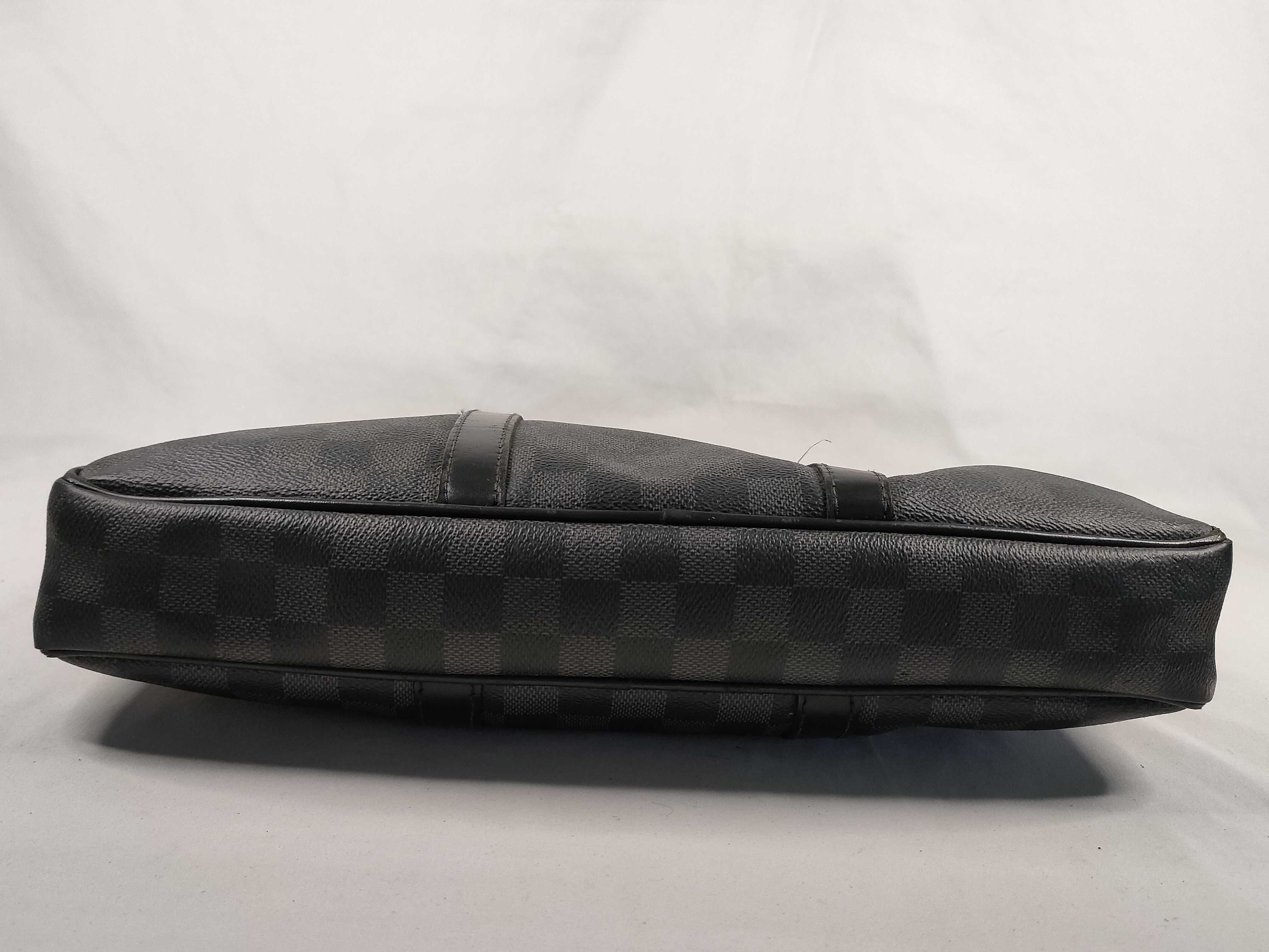 Damier Graphite Porte Documents Voyage PM N41478 Black (RFID detected) Business Bag — view 7