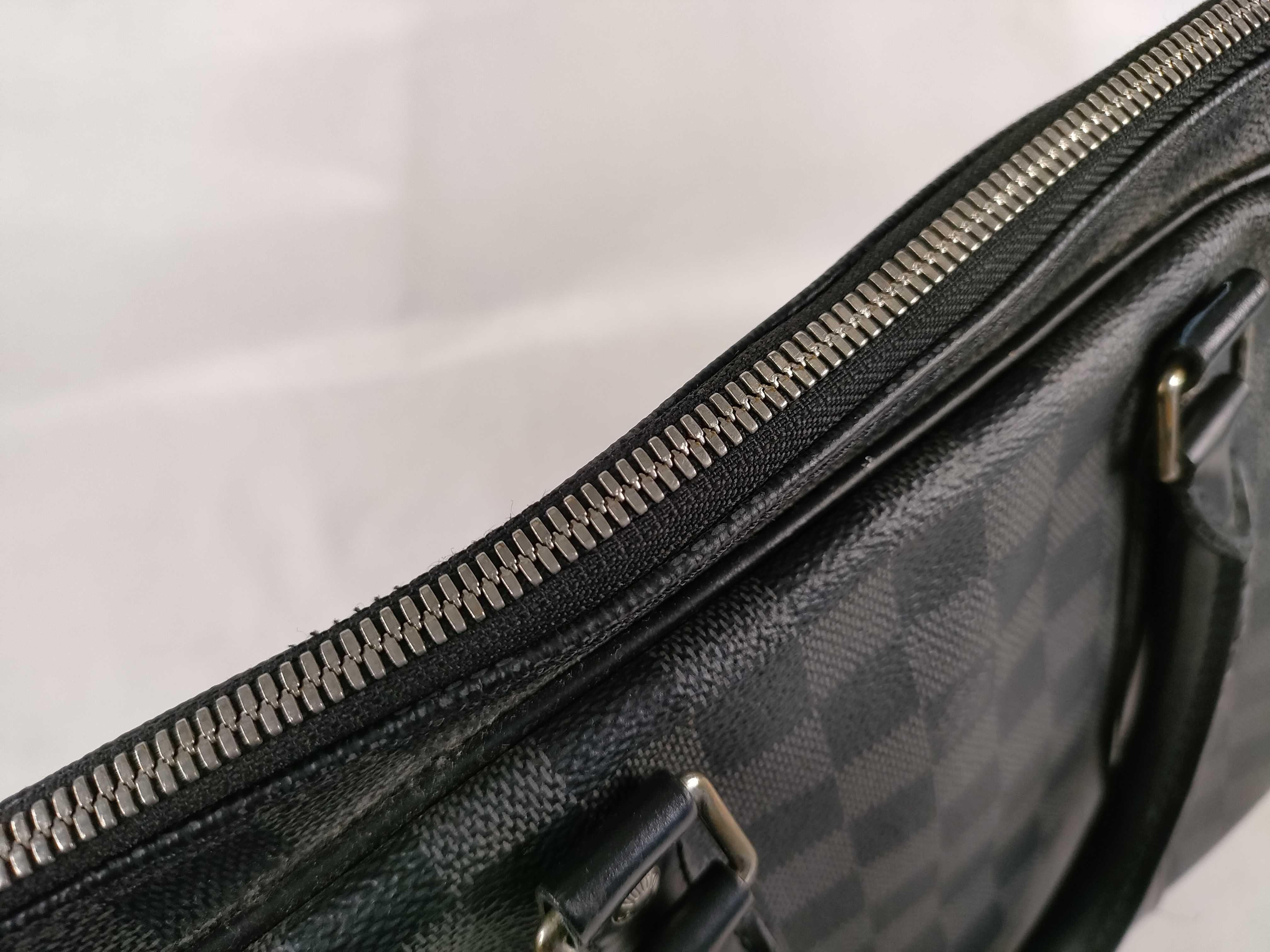 Damier Graphite Porte Documents Voyage PM N41478 Black (RFID detected) Business Bag — view 8