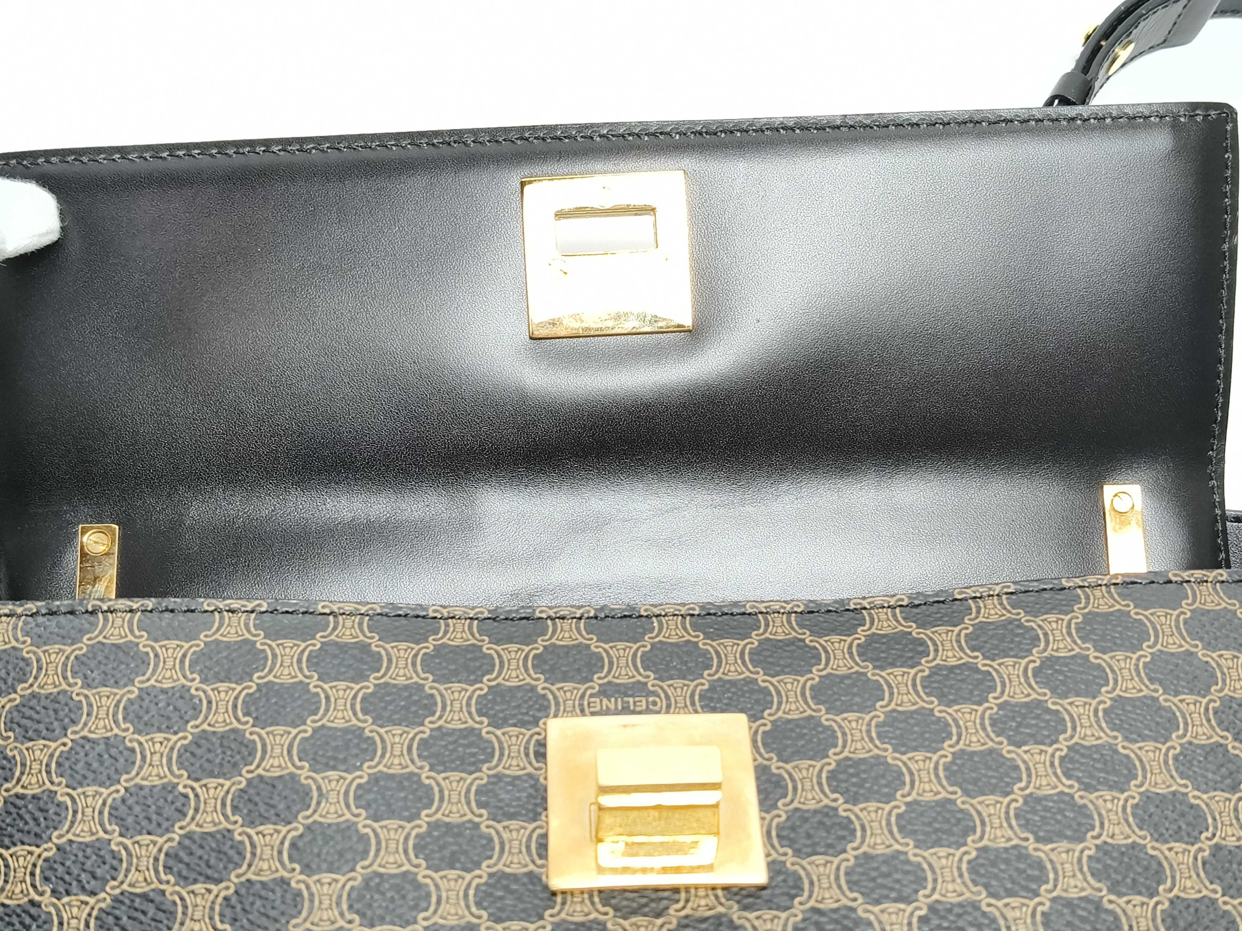 Black Macadam Turnlock Shoulder Bag — view 8
