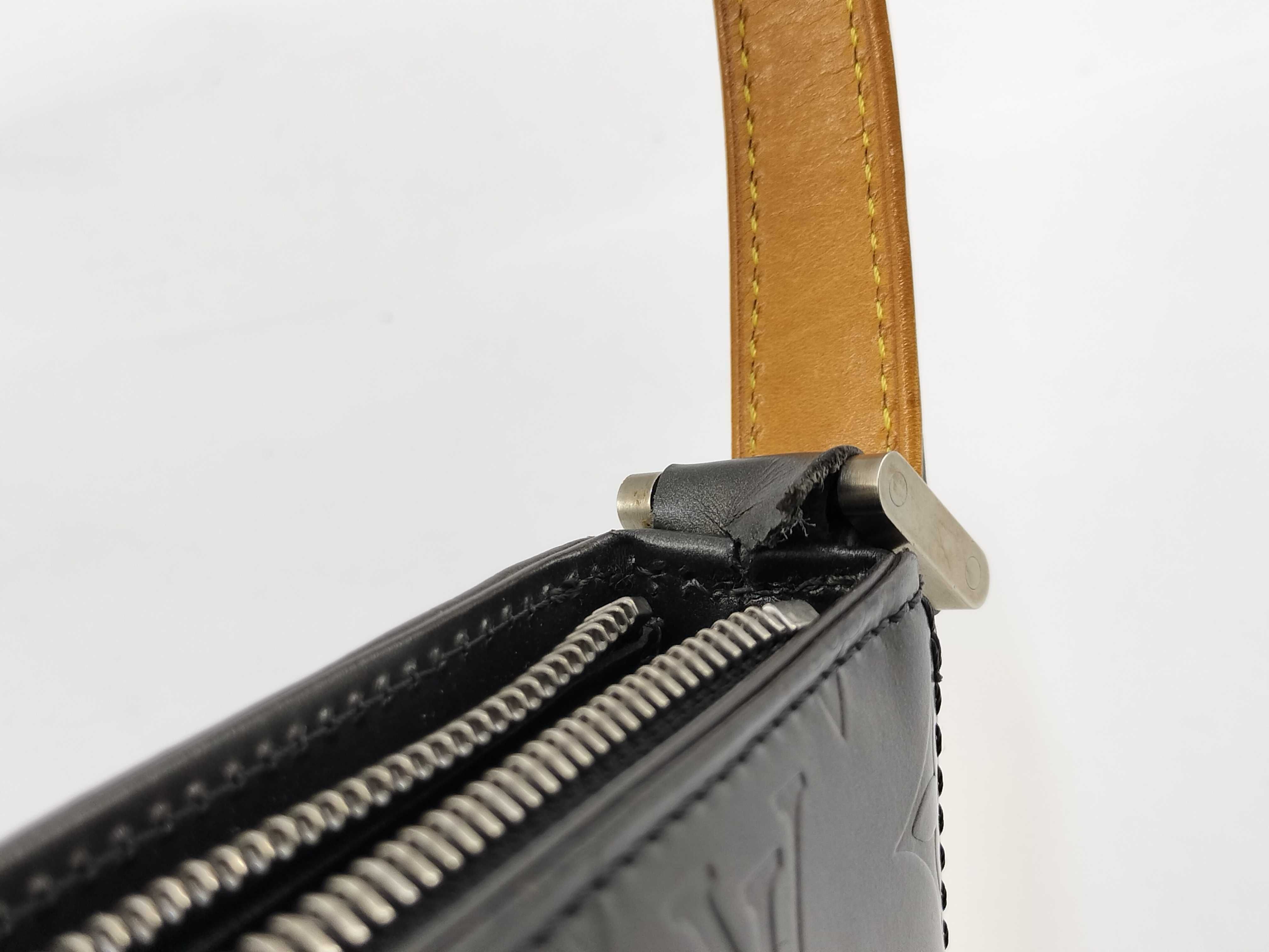 Monogram Matte Louis Vuitton M55142 MI0023 Monogram Matte Fowler Handbag One Shoulder Bag Noir Black Shoulder Bag — view 11
