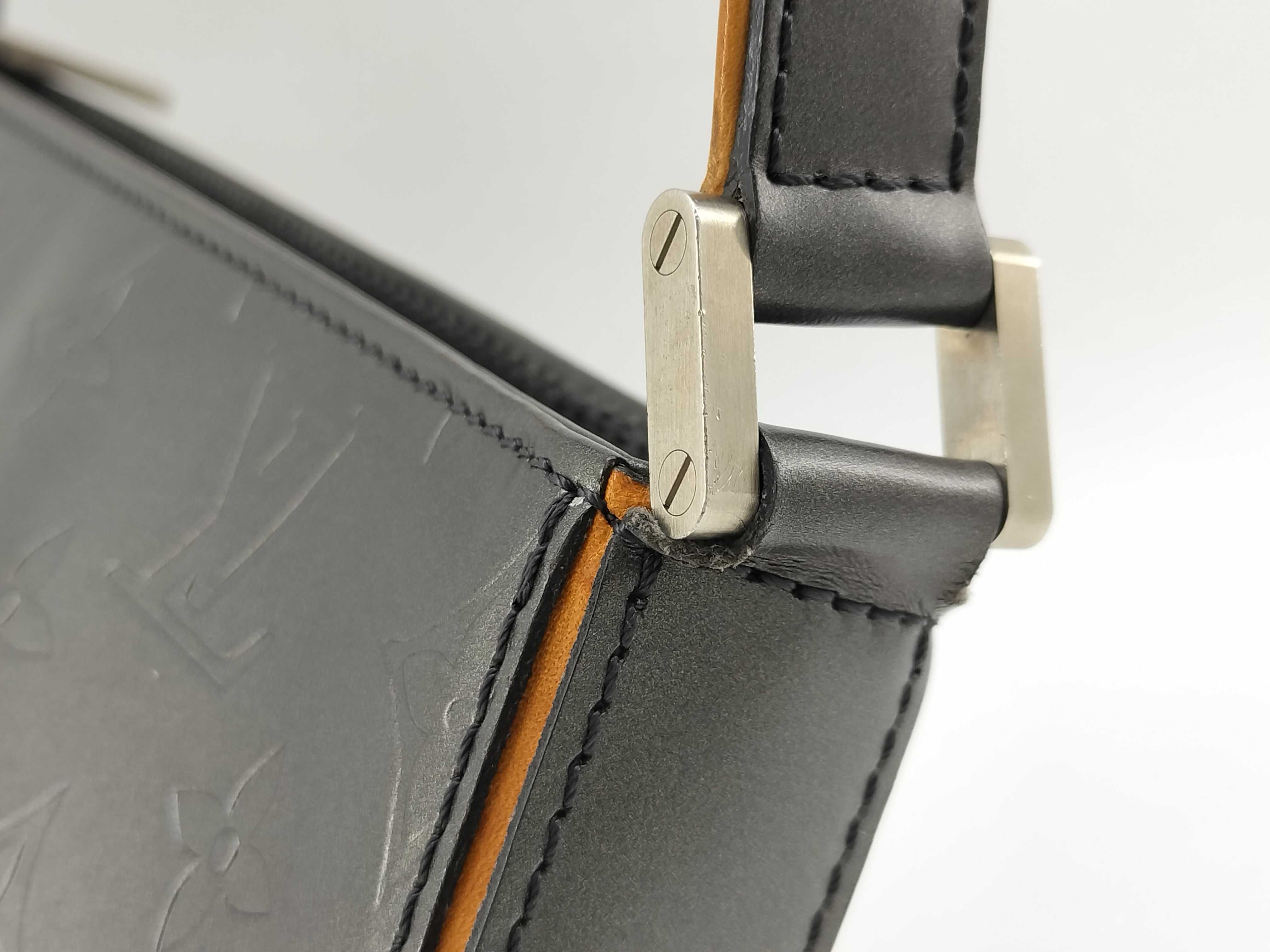 Monogram Matte Louis Vuitton M55142 MI0023 Monogram Matte Fowler Handbag One Shoulder Bag Noir Black Shoulder Bag — view 3