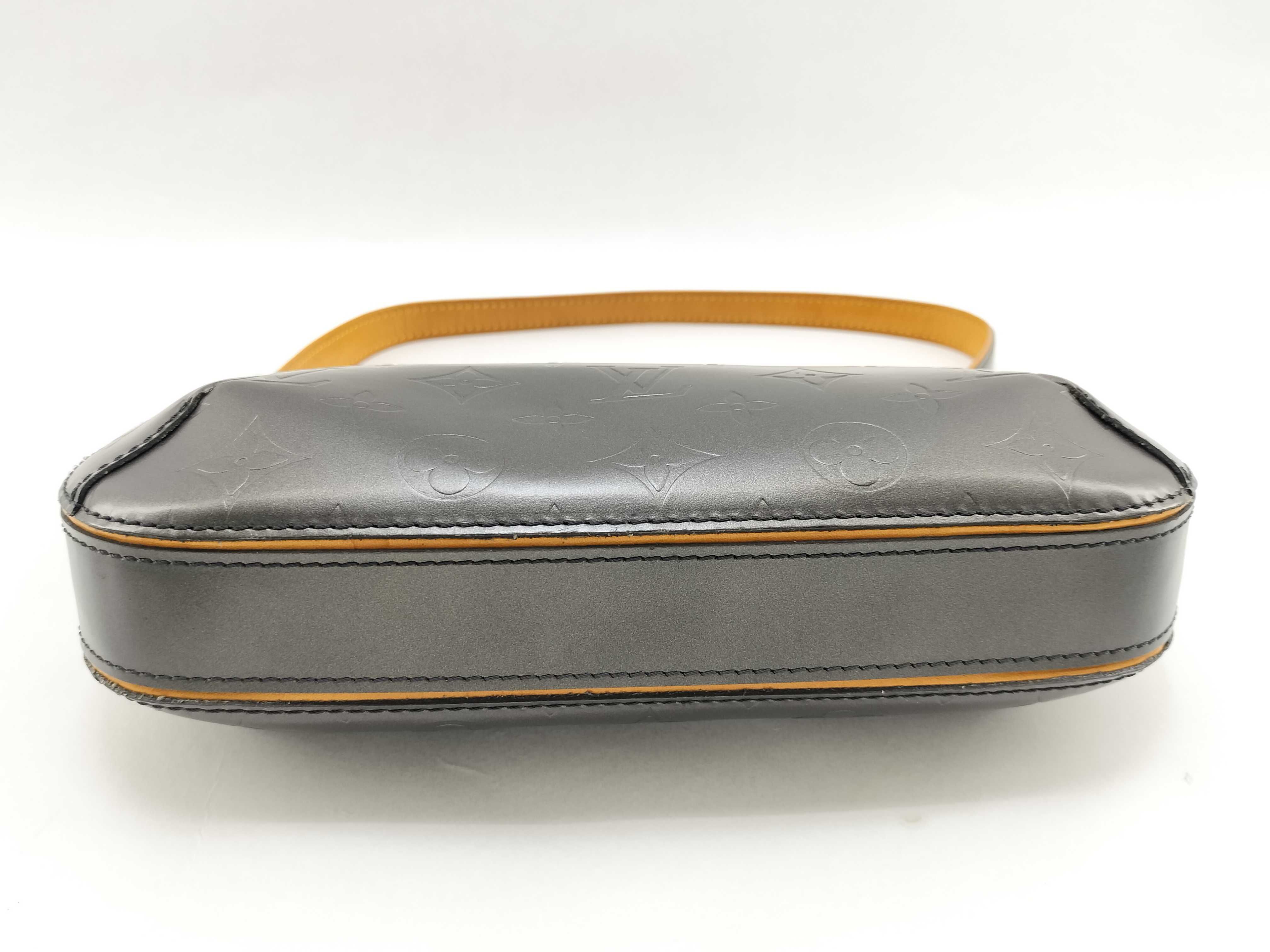 Monogram Matte Louis Vuitton M55142 MI0023 Monogram Matte Fowler Handbag One Shoulder Bag Noir Black Shoulder Bag — view 6