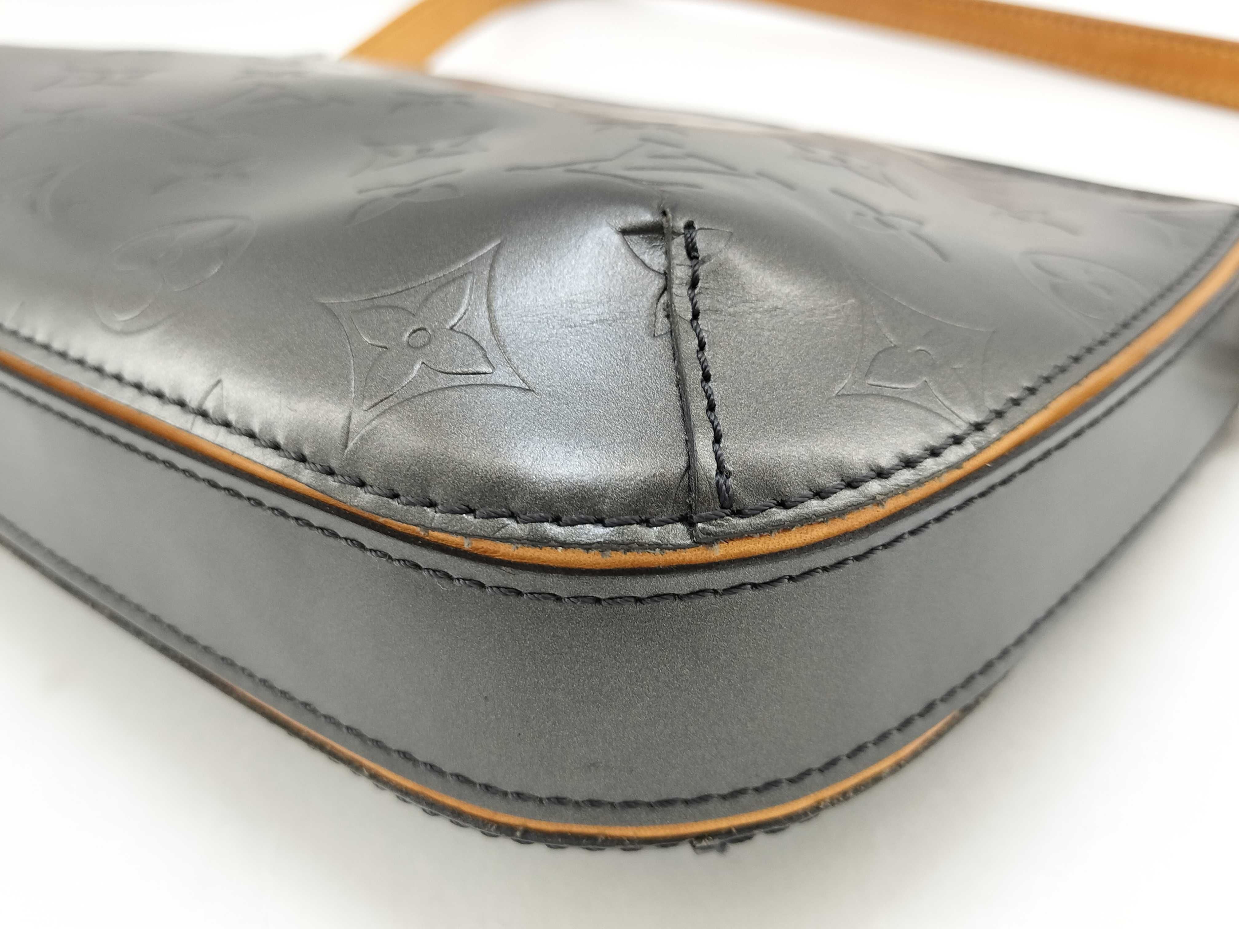 Monogram Matte Louis Vuitton M55142 MI0023 Monogram Matte Fowler Handbag One Shoulder Bag Noir Black Shoulder Bag — view 8