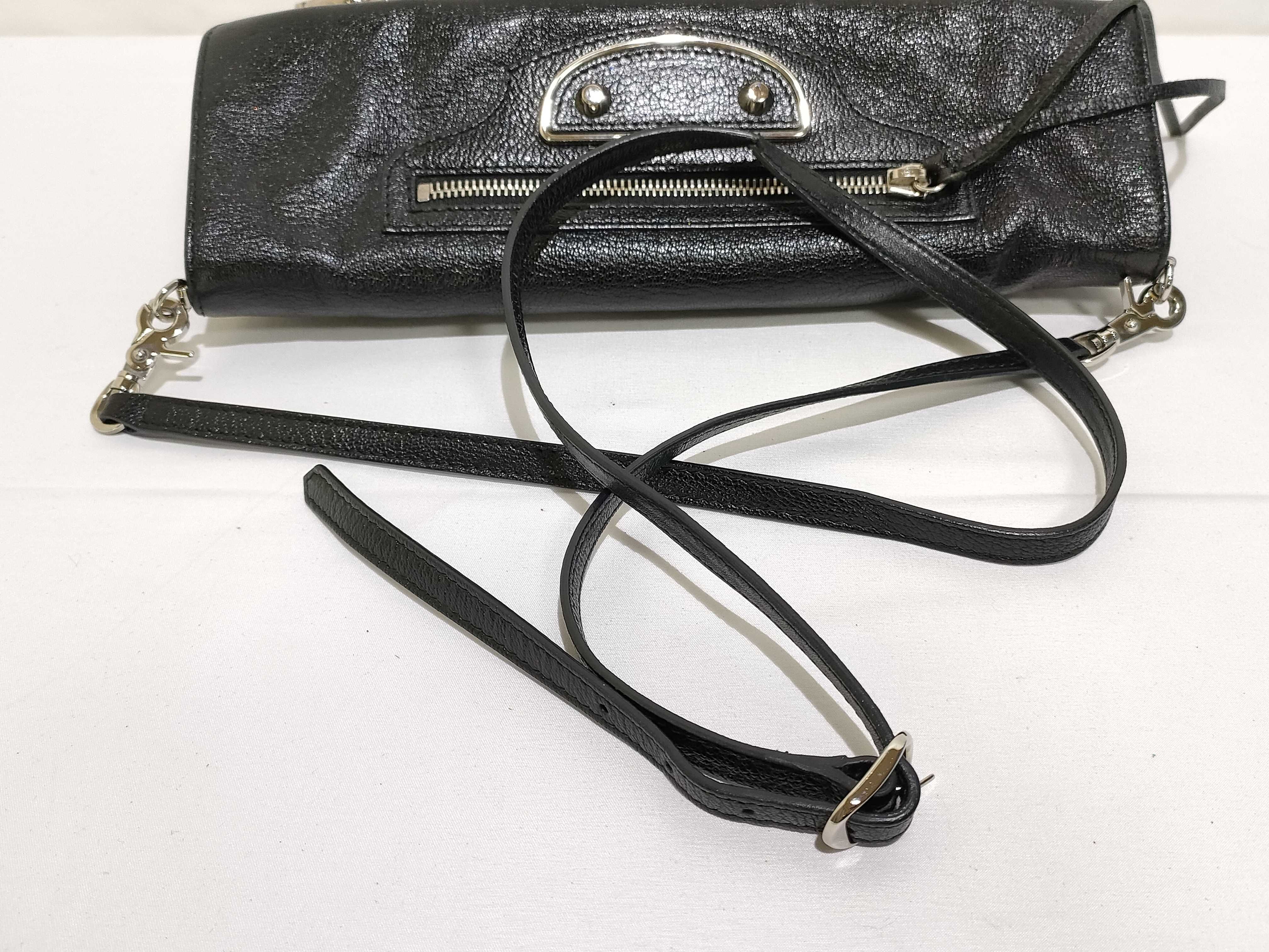 Envelope Leather Shoulder Bag Black 390167 Shoulder bag with mirror — view 3