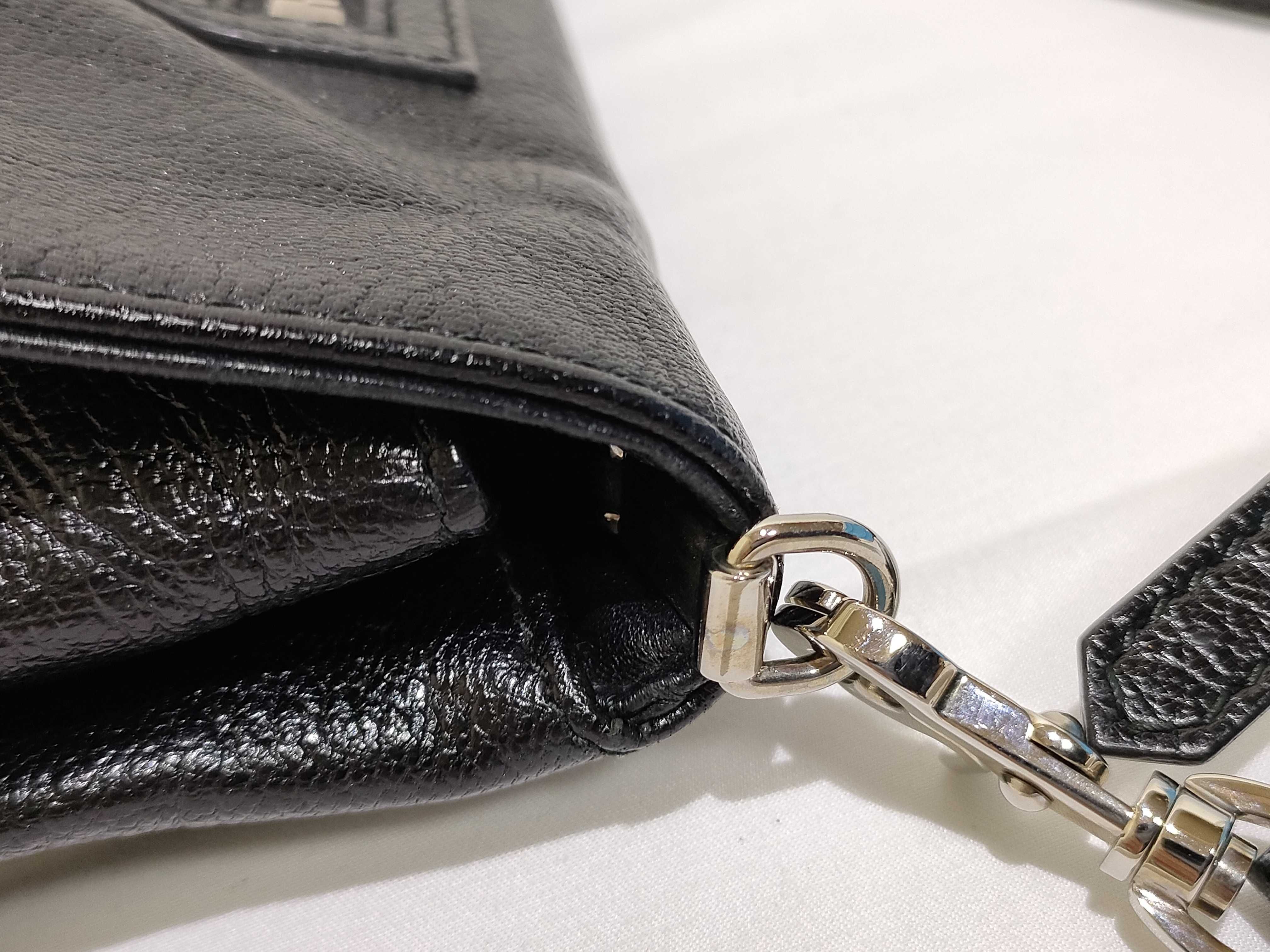 Envelope Leather Shoulder Bag Black 390167 Shoulder bag with mirror — view 5