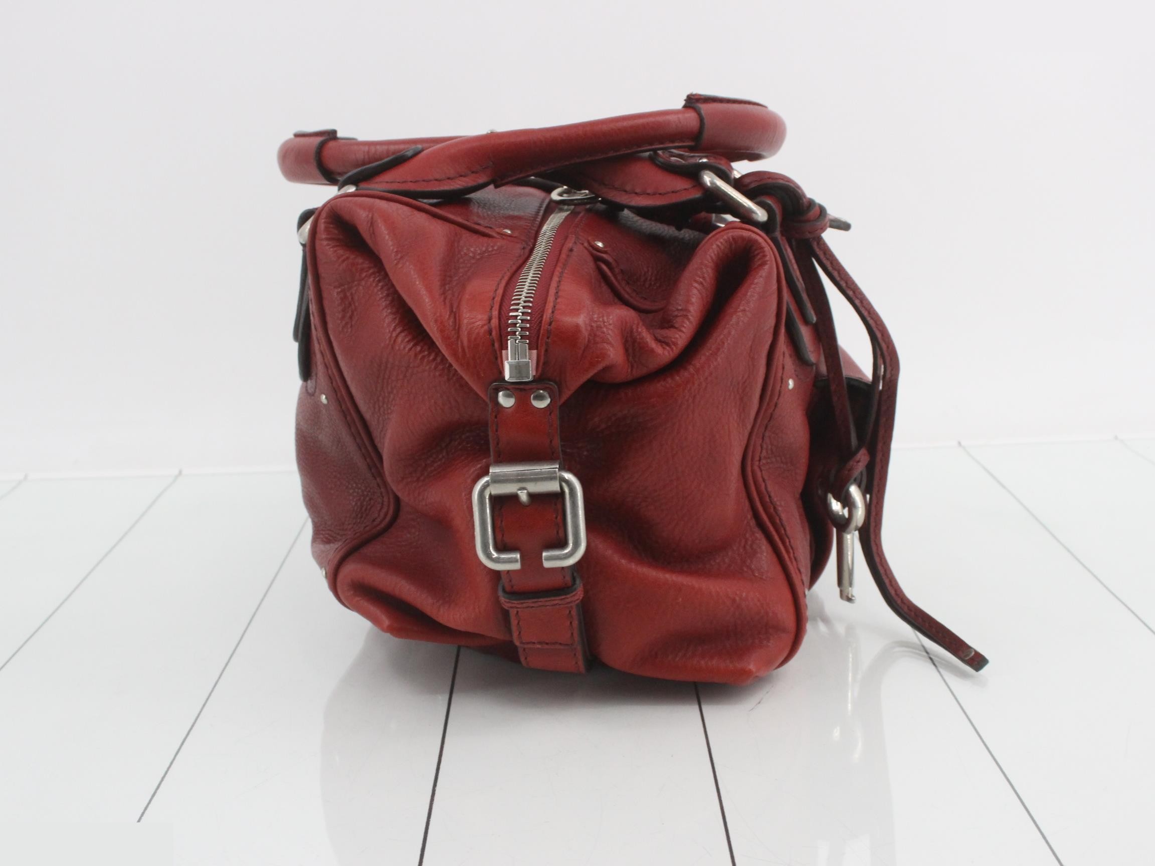 Paddington Leather Red Handbag — view 4