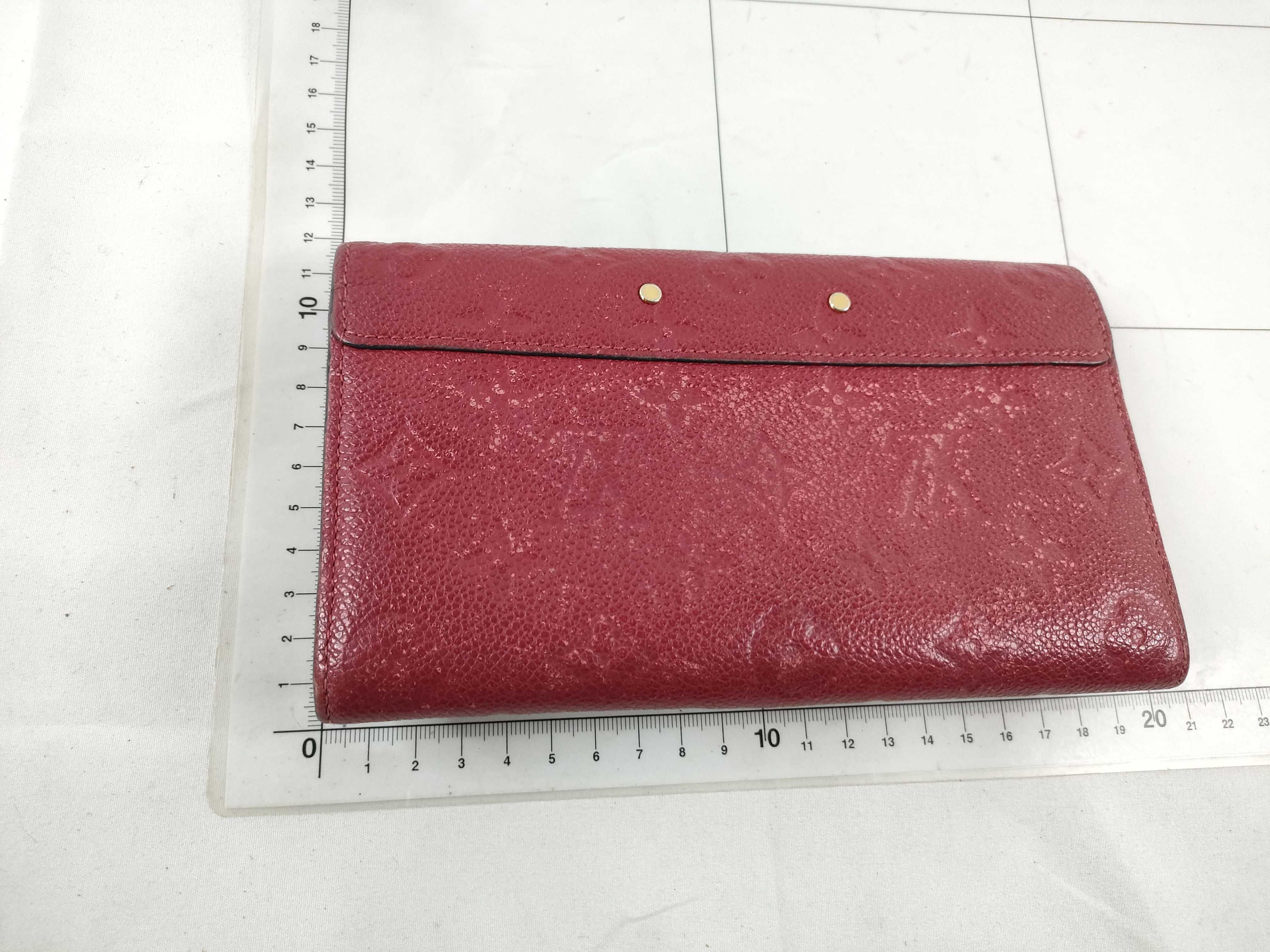Monogram Empreinte Long Wallet, Red — view 2