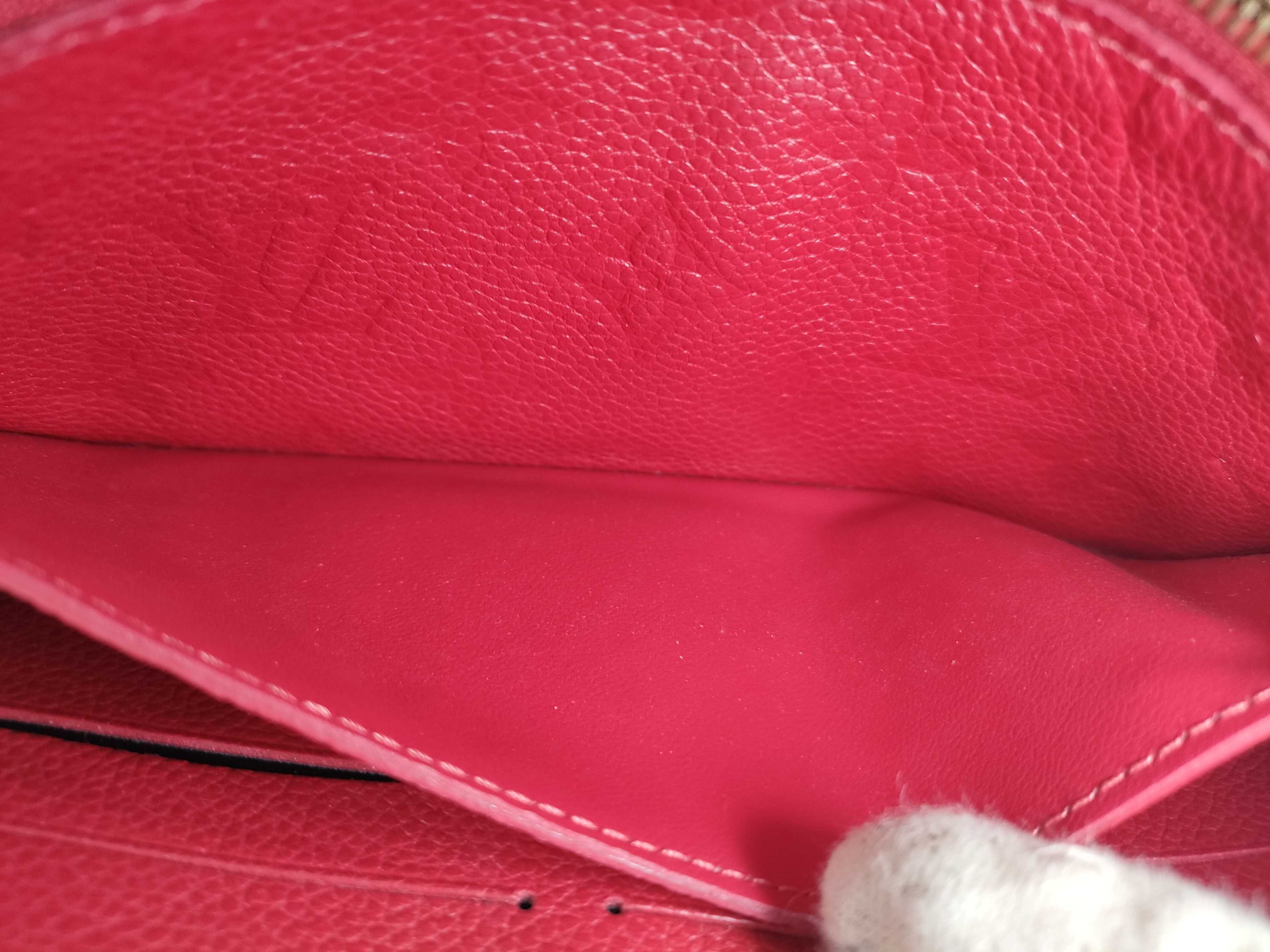 Monogram Empreinte Long Wallet, Red — view 13