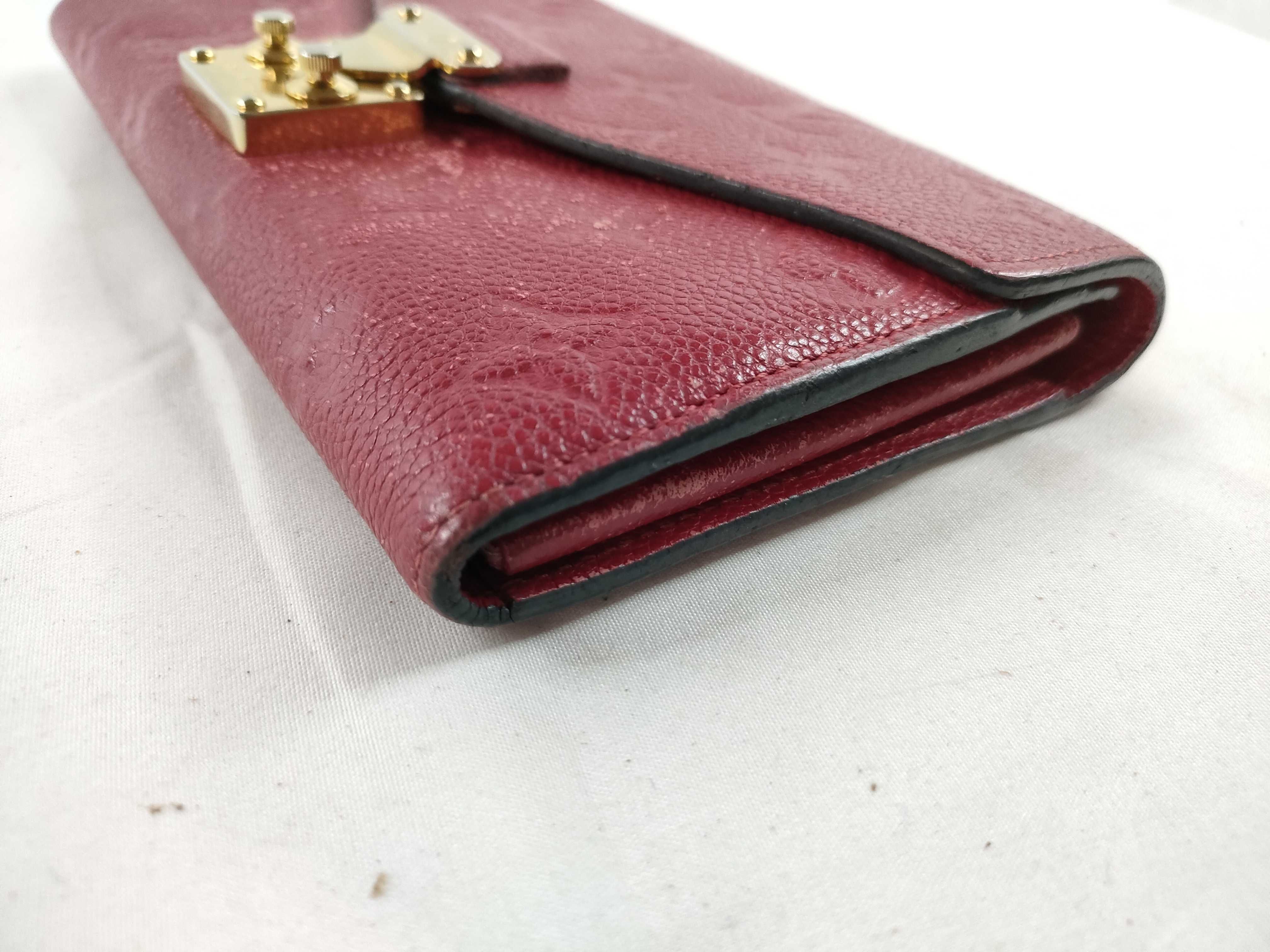 Monogram Empreinte Long Wallet, Red — view 3