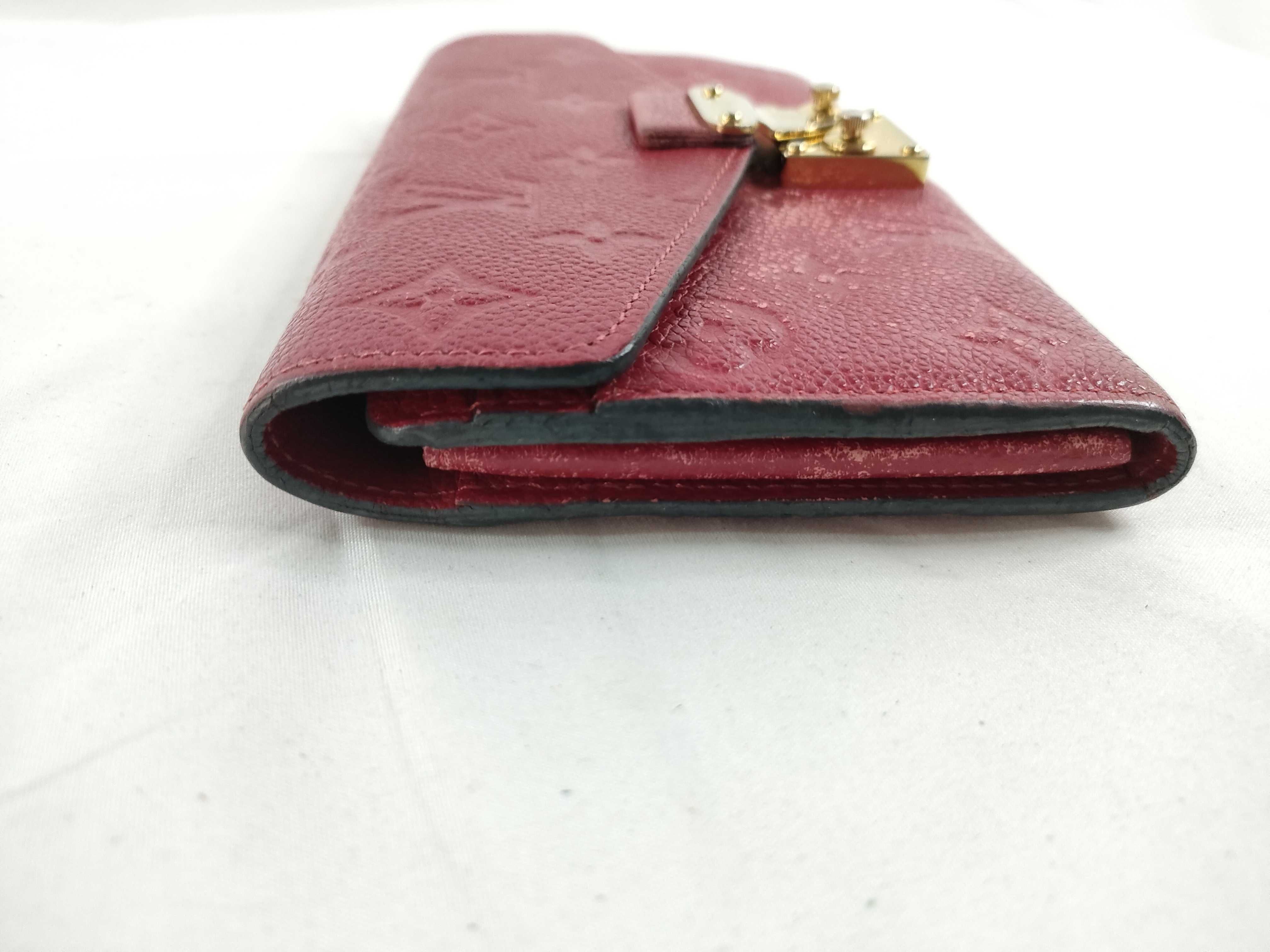 Monogram Empreinte Long Wallet, Red — view 5