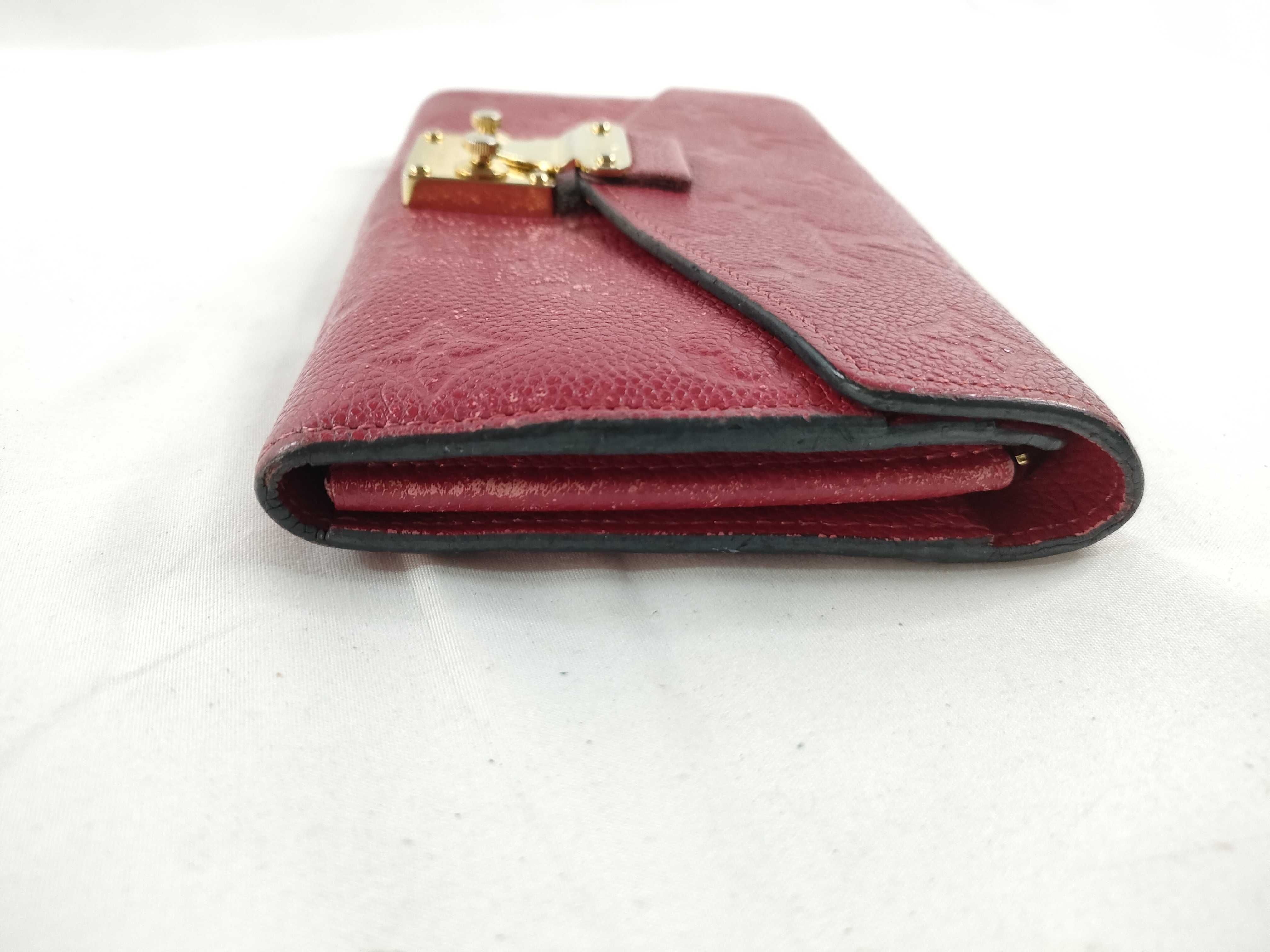 Monogram Empreinte Long Wallet, Red — view 7