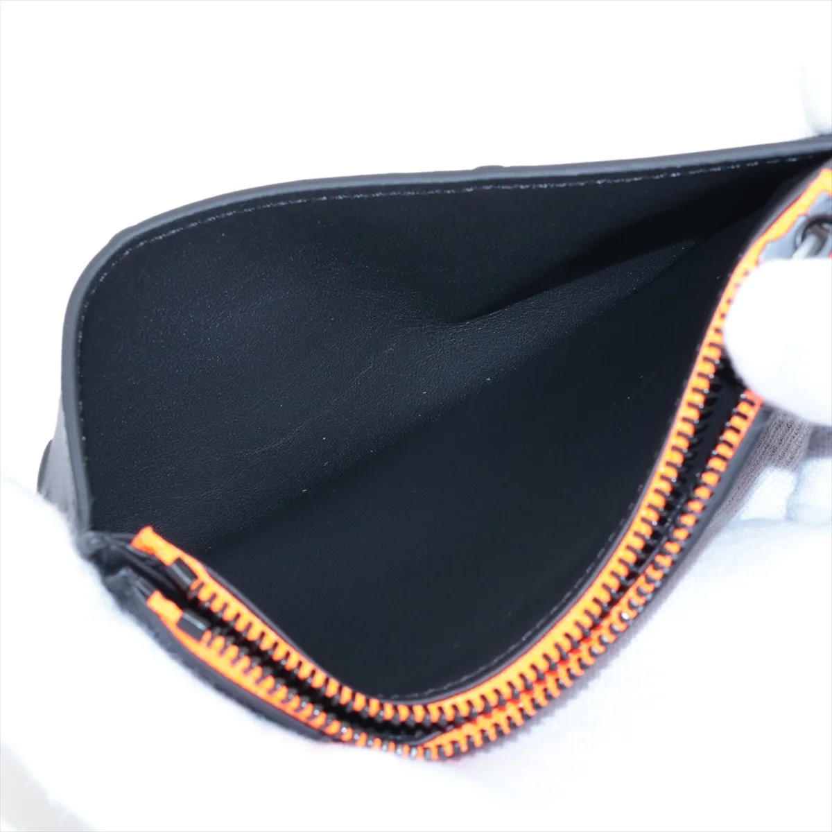 Monogram Embossed Coin Card Holder M80827 Black Card Holder RFID Detectable — view 4