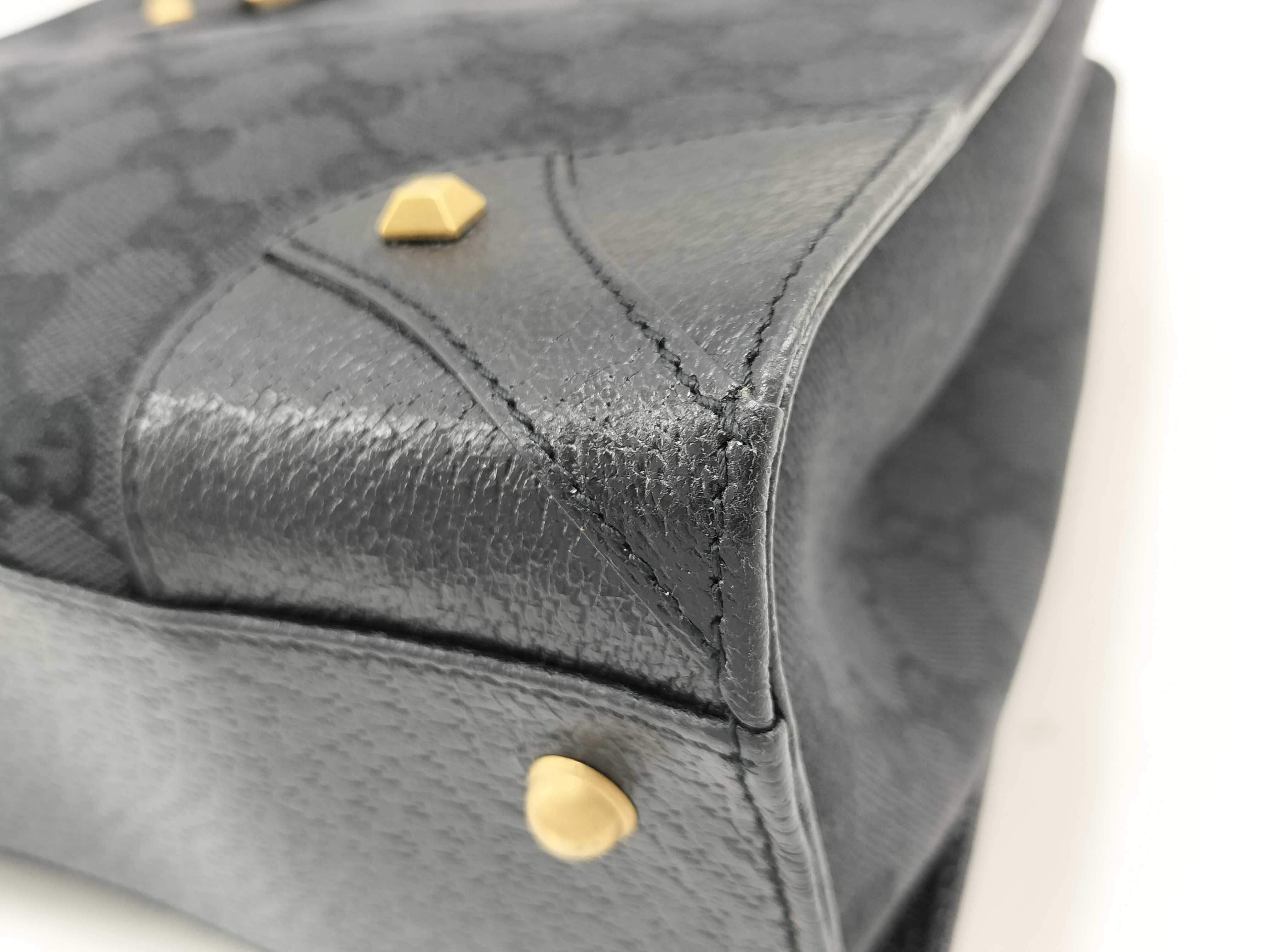 GG Canvas Leather Tote Bag Handbag 120895 002214 Unused Handbag — view 8