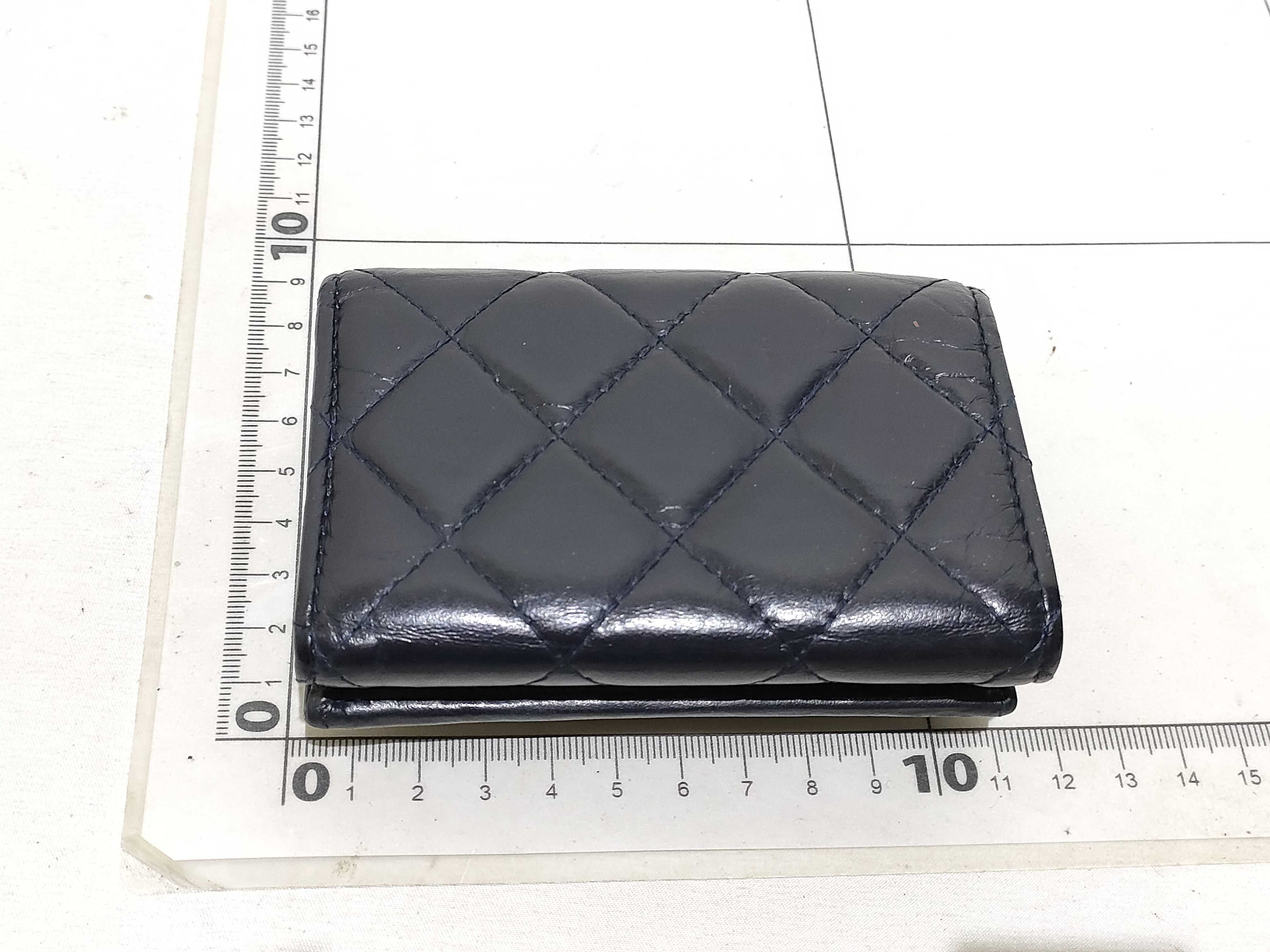 Lambskin Tri-fold Wallet (with seal) — view 2