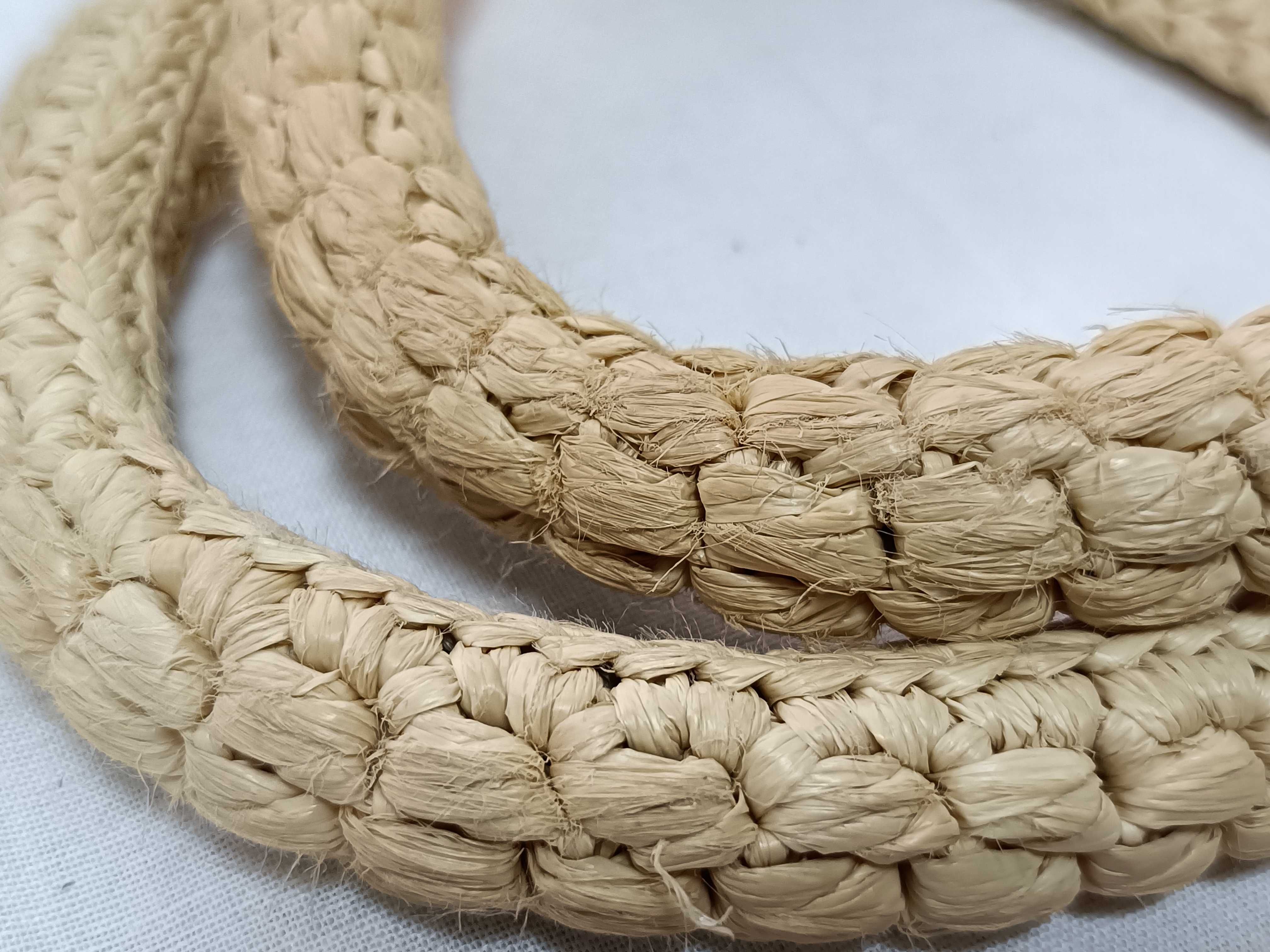 Small Cabas Thais Raffia & Calfskin Shoulder Bag — view 6