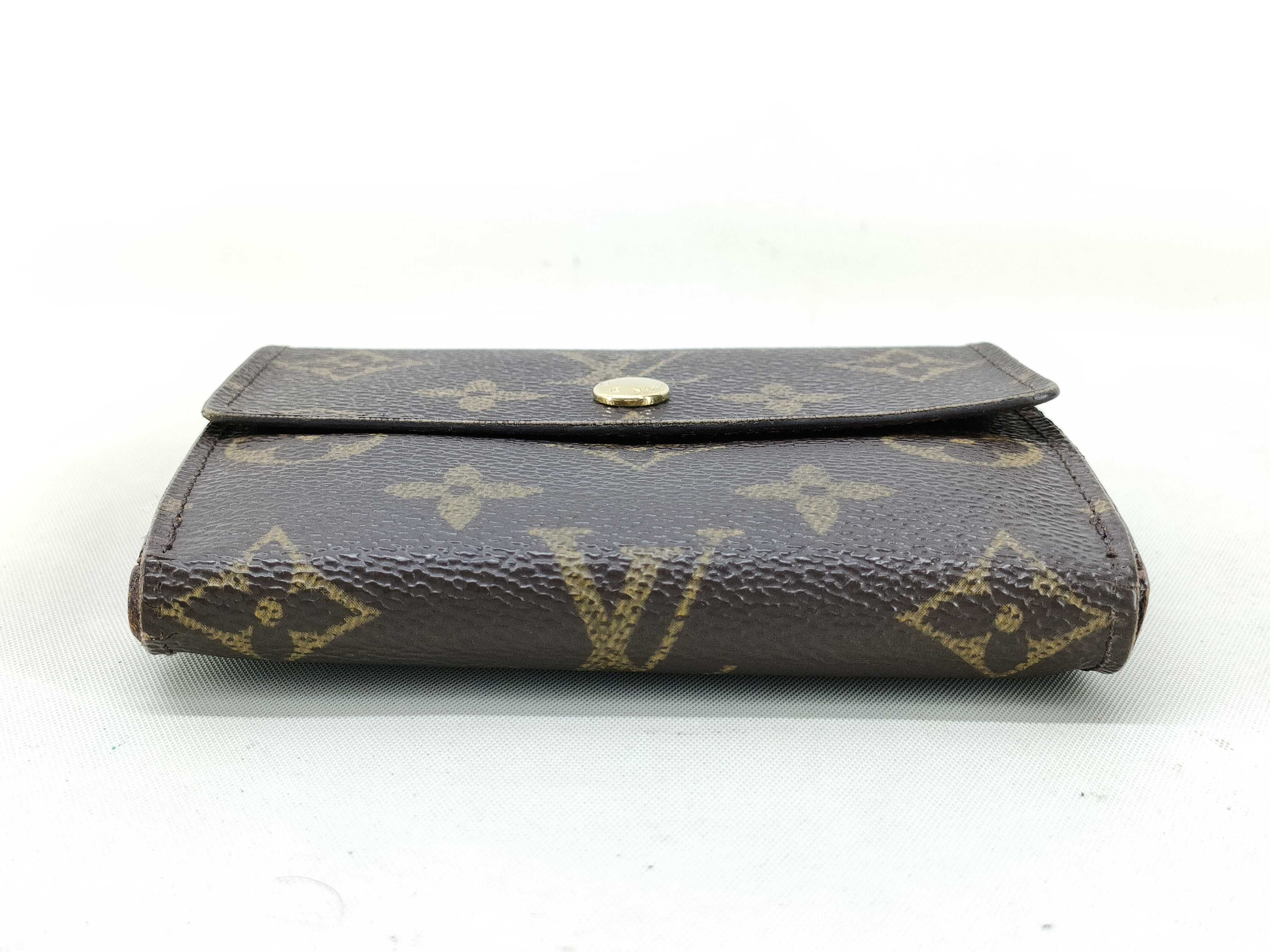 Monogram Vuitton Monogram Portefeuille Elise Double Snap Folding Wallet M61654 SP00*2 Wallet — view 4