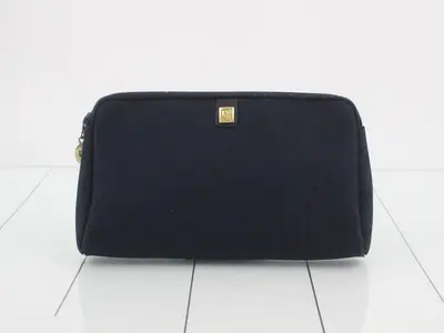 Trotter Canvas Pouch, Navy