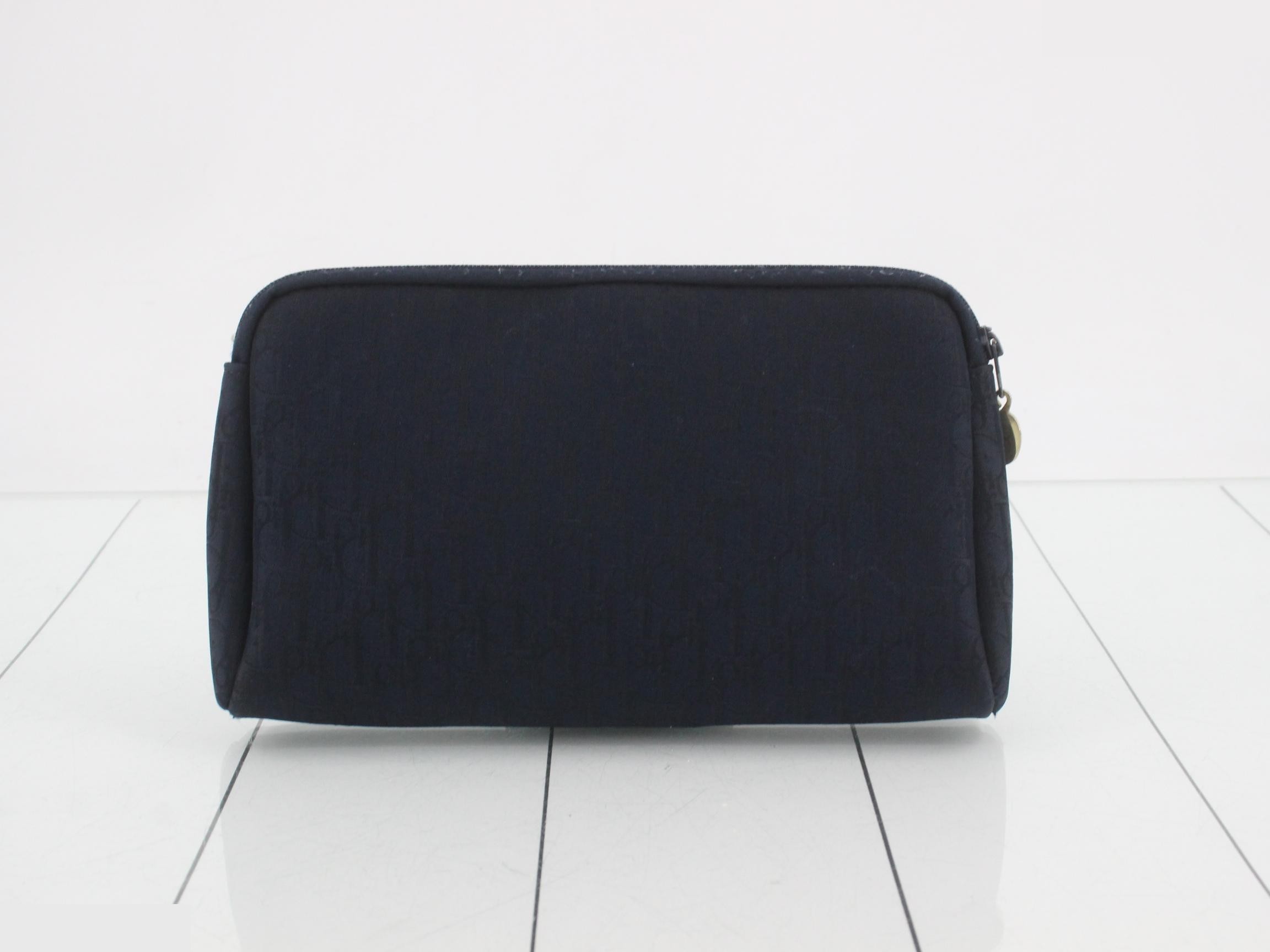 Trotter Canvas Pouch, Navy — view 2
