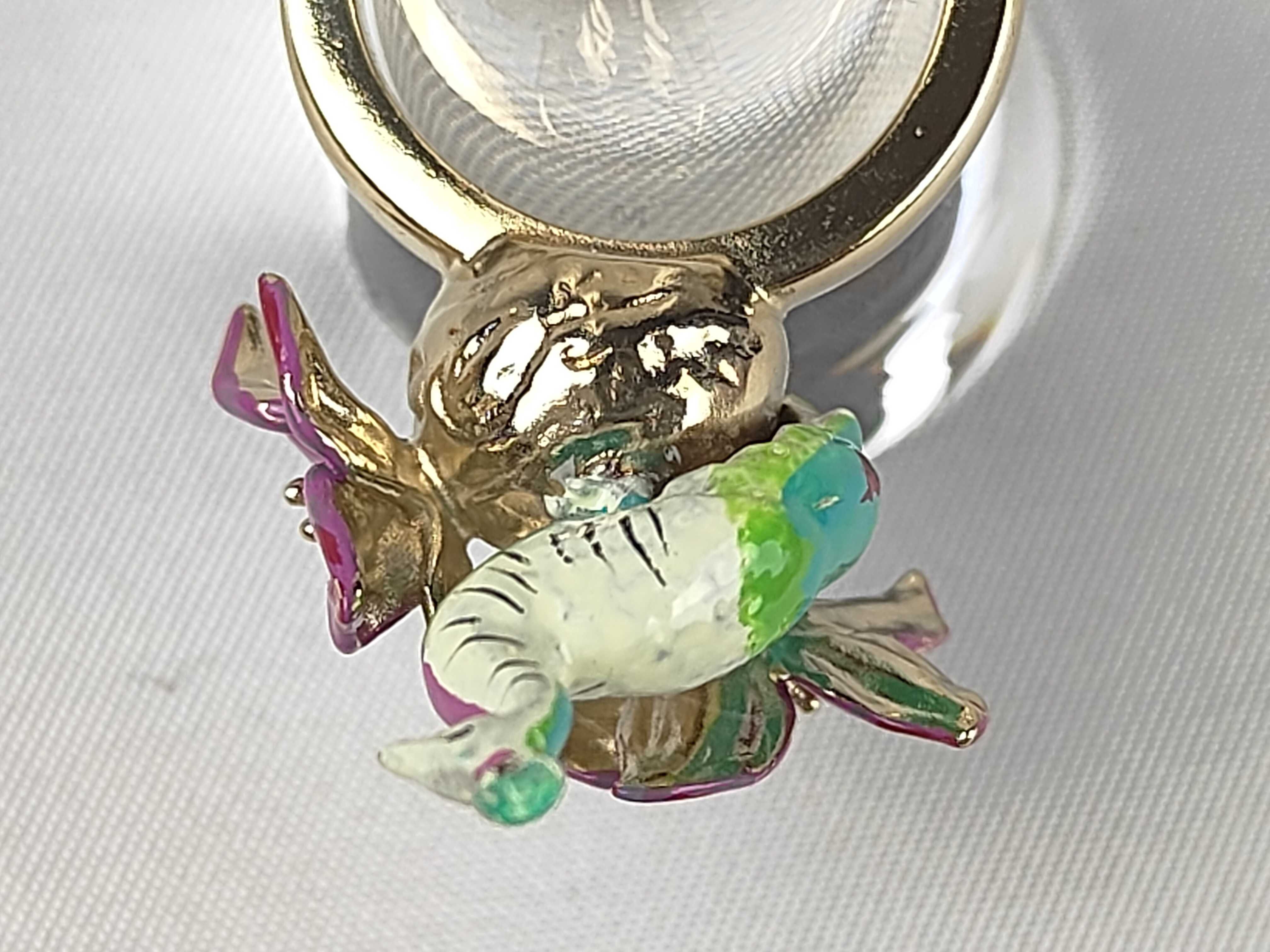 Bird/Flower Motif Ring, Size M — view 3