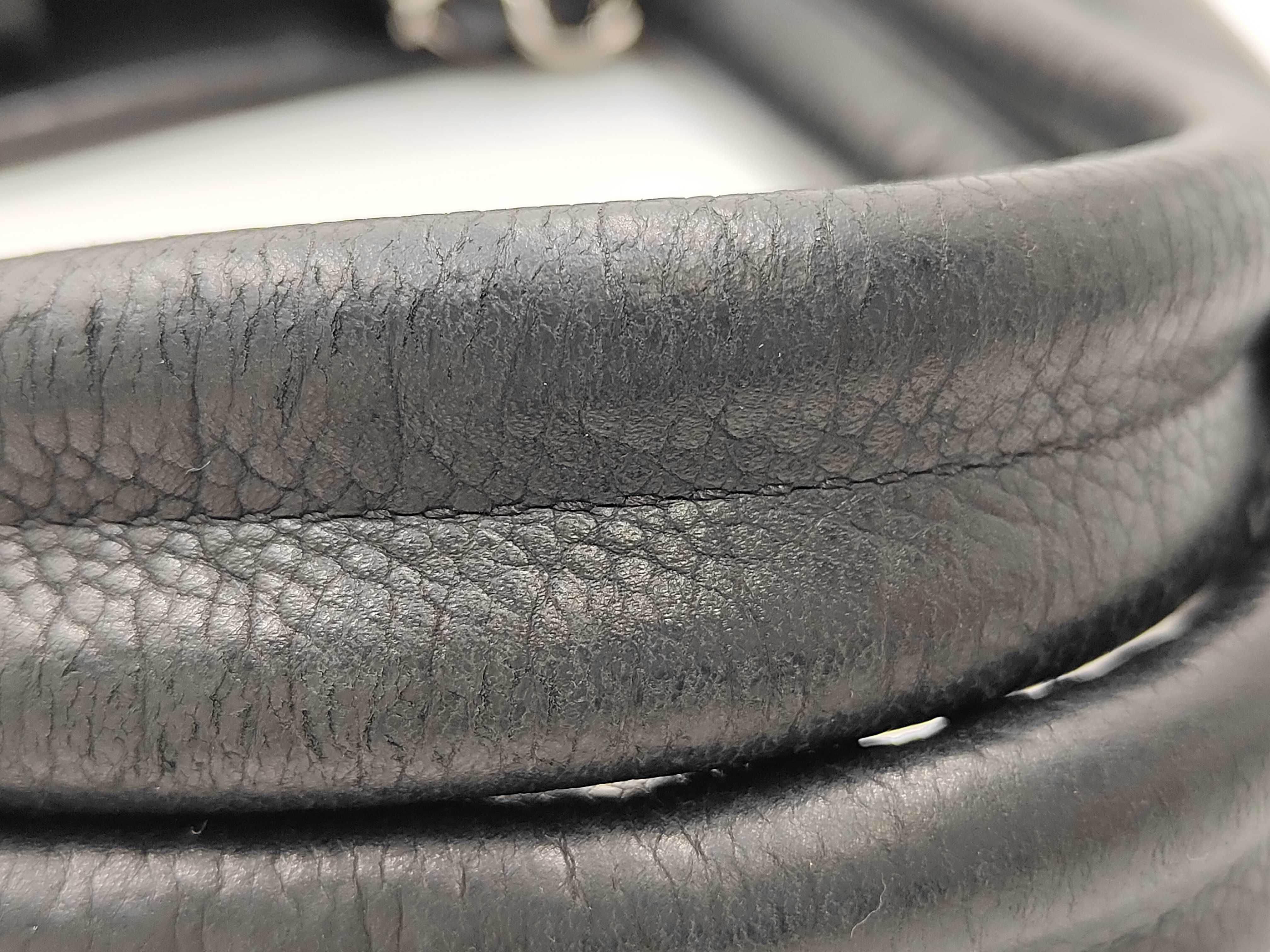 Black Caviar Leather Tote Bag with Silver Hardware (Serial Number 14) — view 4