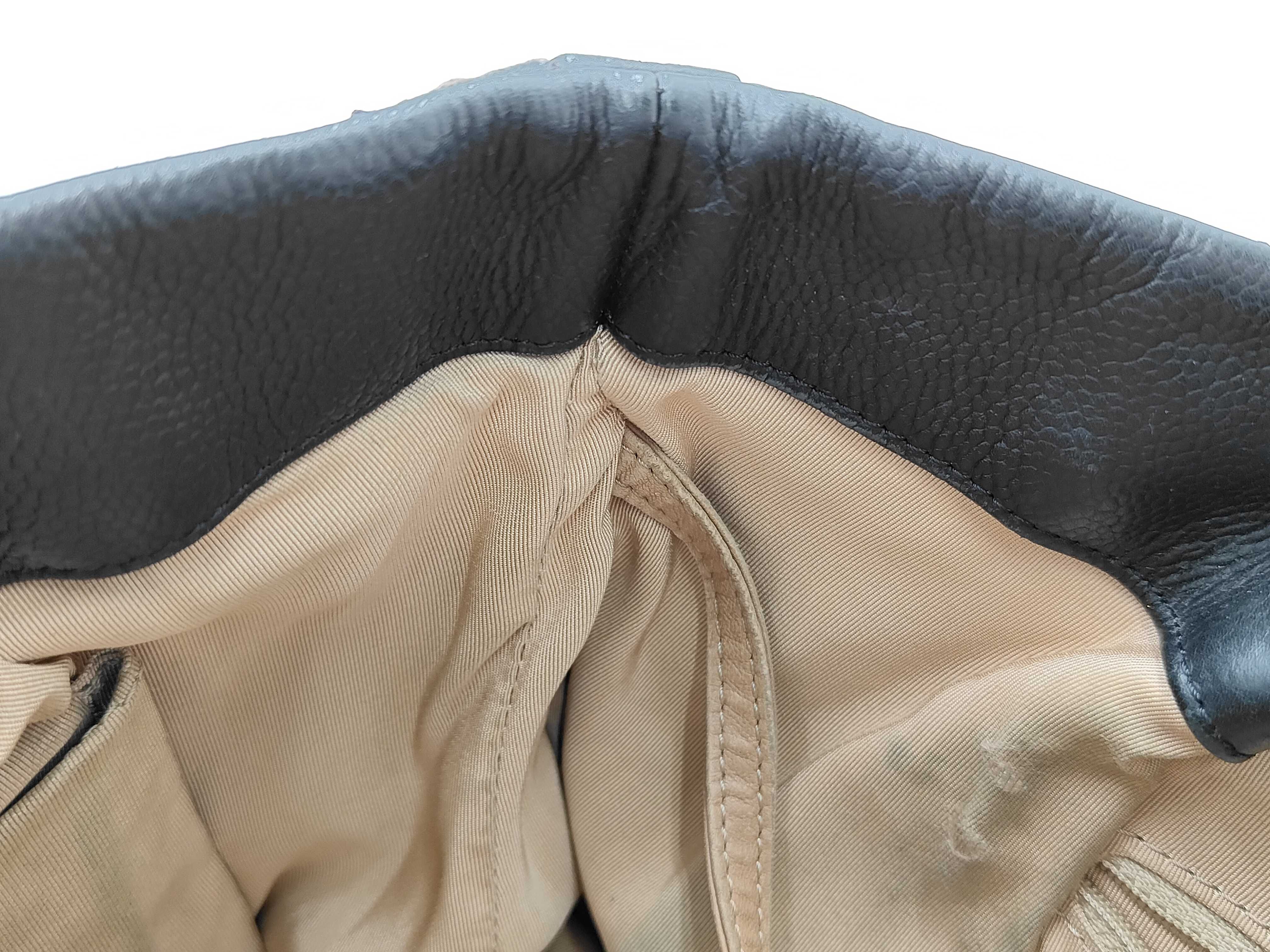 Black Caviar Leather Tote Bag with Silver Hardware (Serial Number 14) — view 10
