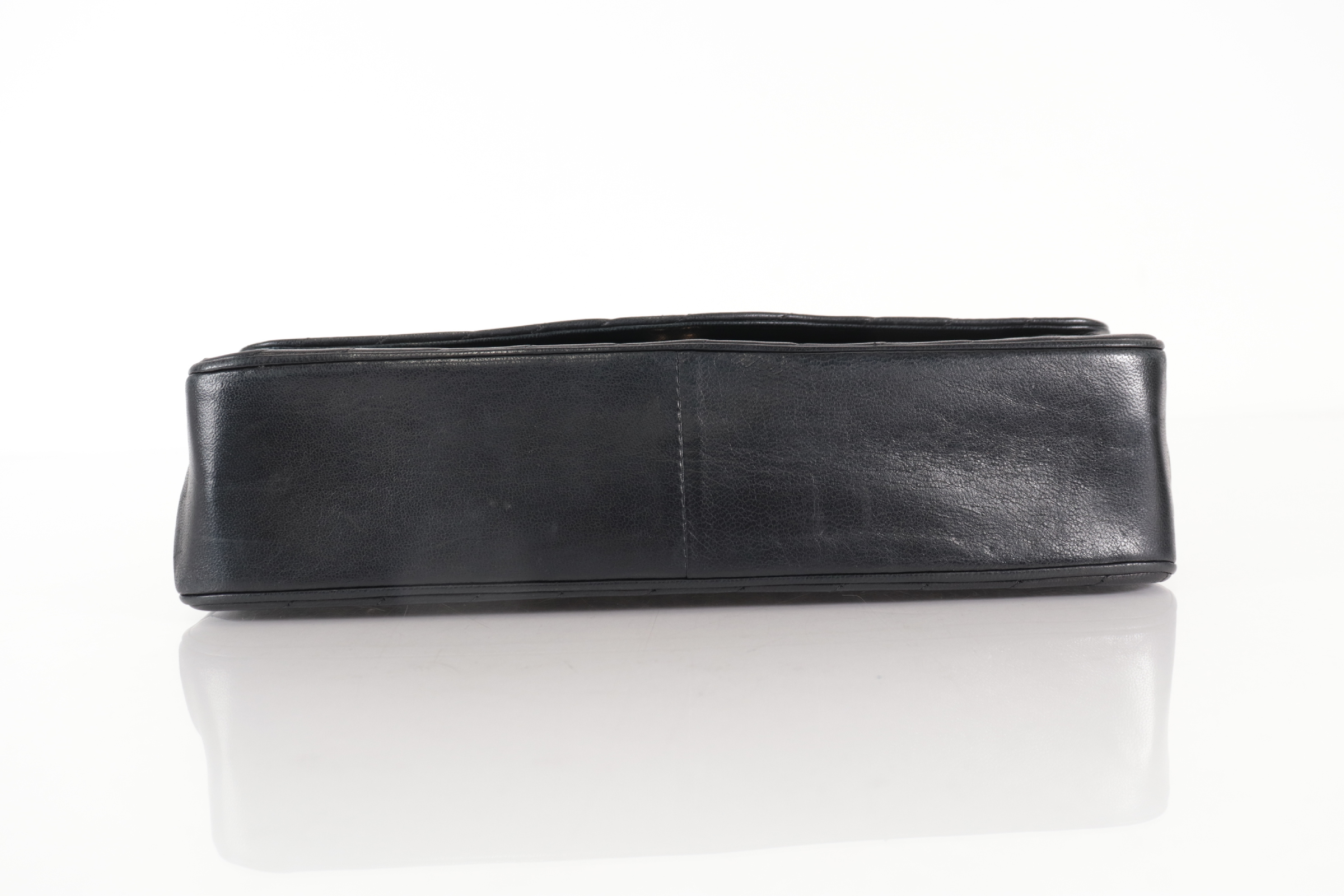 Lambskin Diagonal Stitch Push Chain Shoulder Bag (Series 1) — view 6