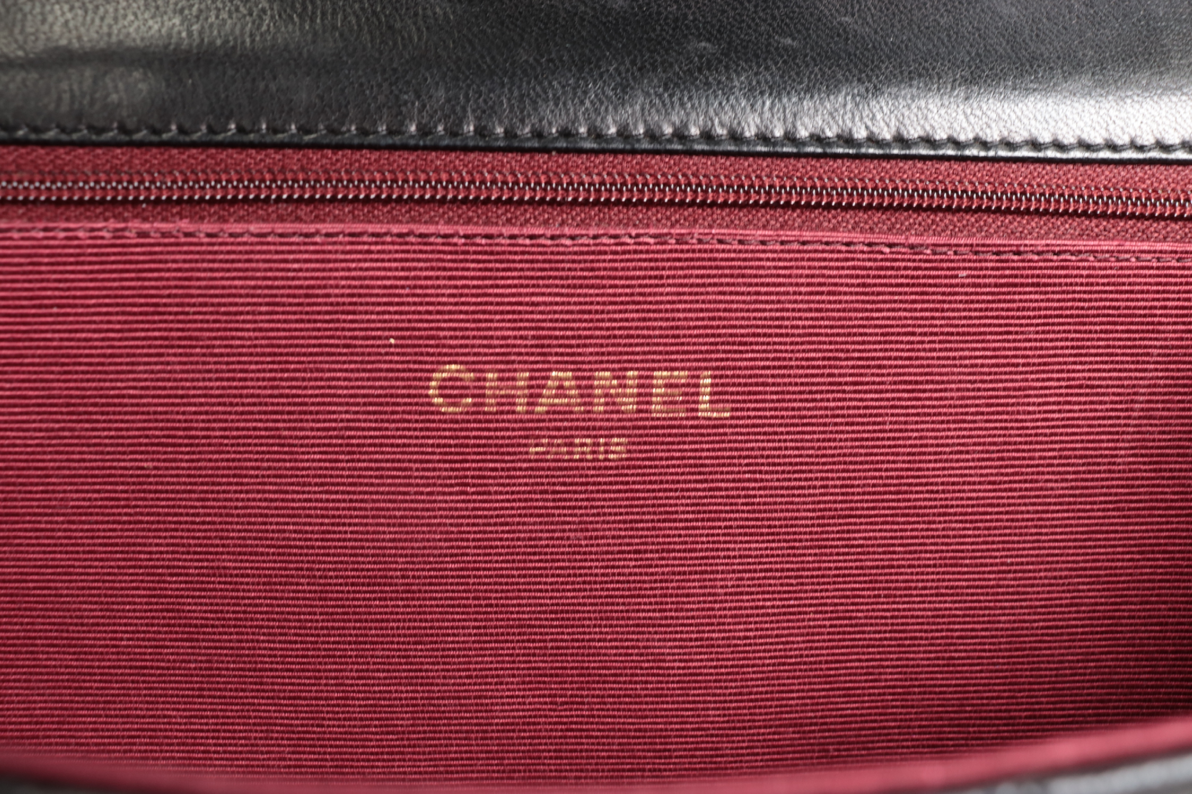 Lambskin Diagonal Stitch Push Chain Shoulder Bag (Series 1) — view 7