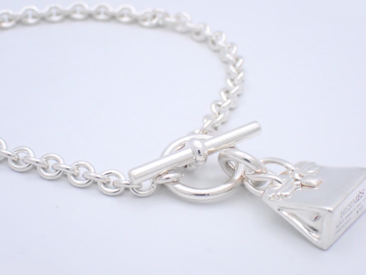 Amulet Birkin Bracelet, 925 Sterling Silver, 15.0g, Wrist Circumference Approx. 17cm — view 3