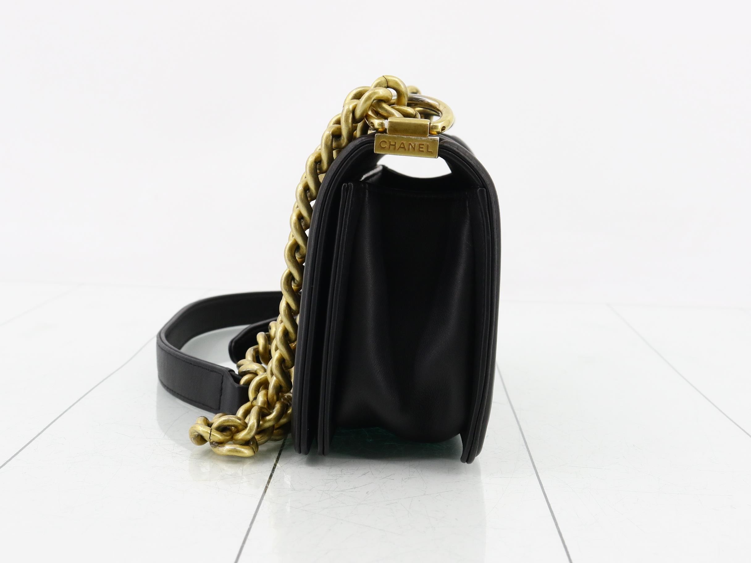 Boy Chanel Chain Shoulder Bag — view 3