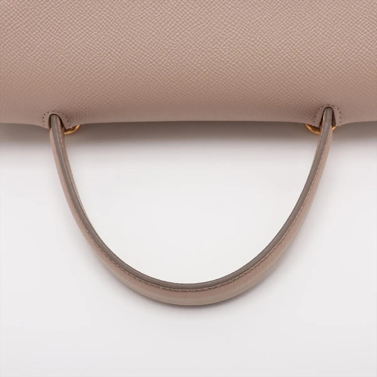 Belt Bag Micro Leather 2-Way Handbag Beige — view 5