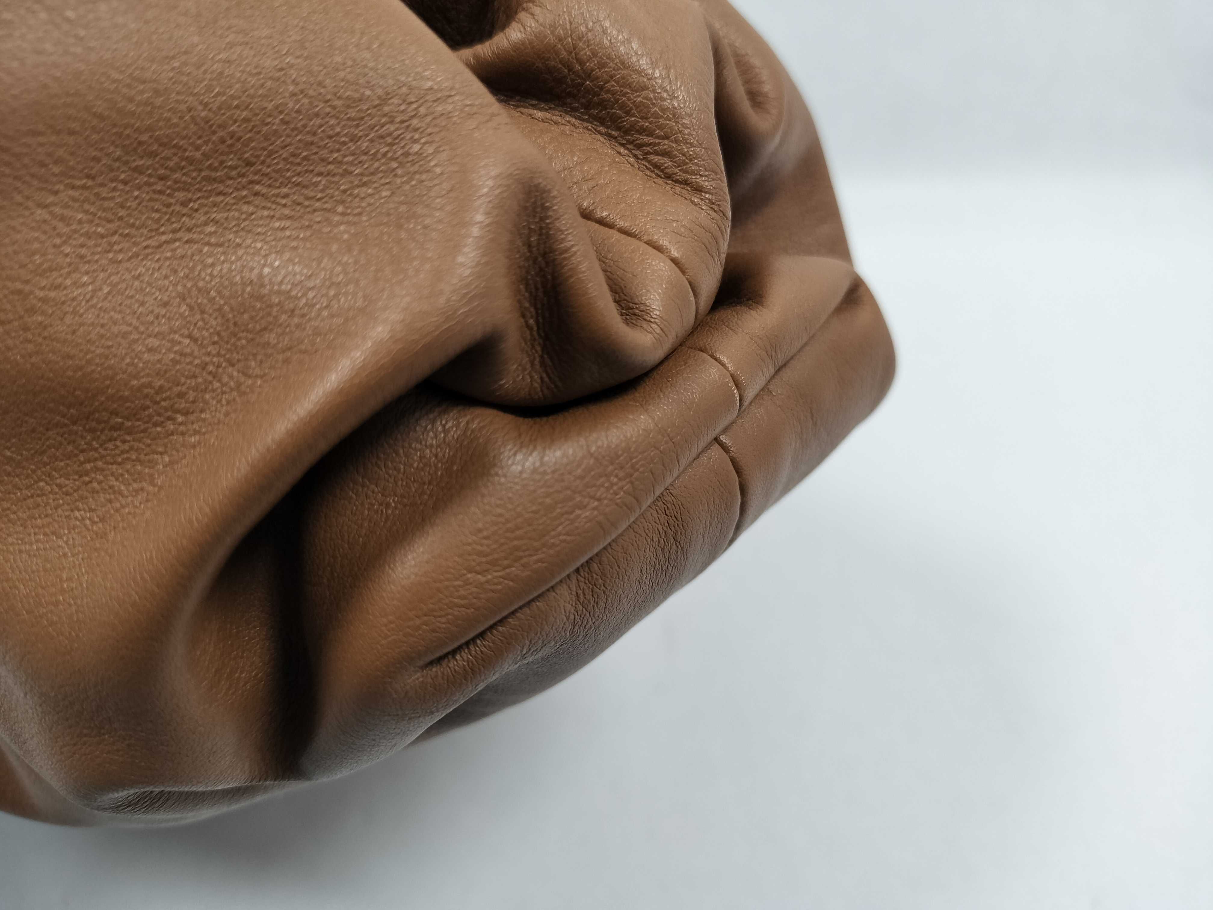 Brown Calfskin The Pouch Clutch Bag — view 13