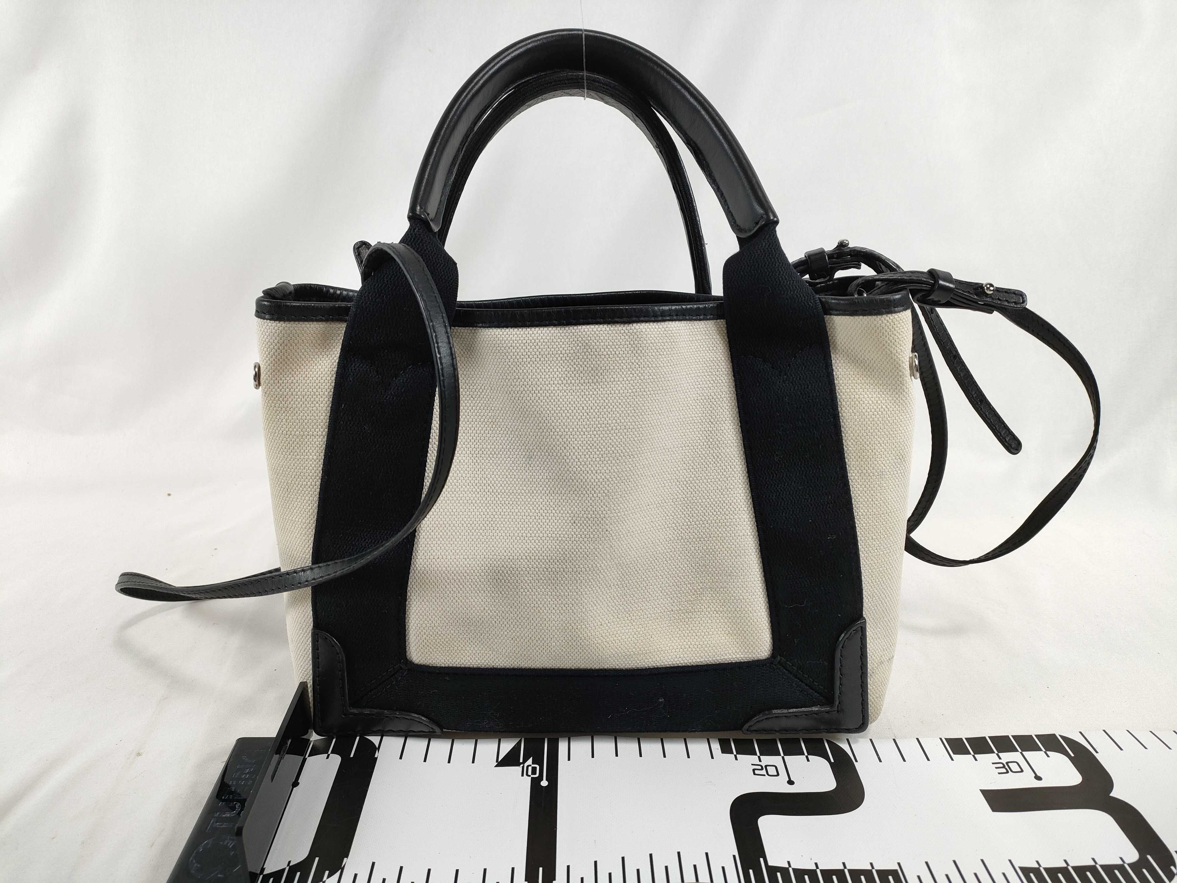 Navy Cabas 2-way Shoulder Bag Pouch Serial Handbag — view 2