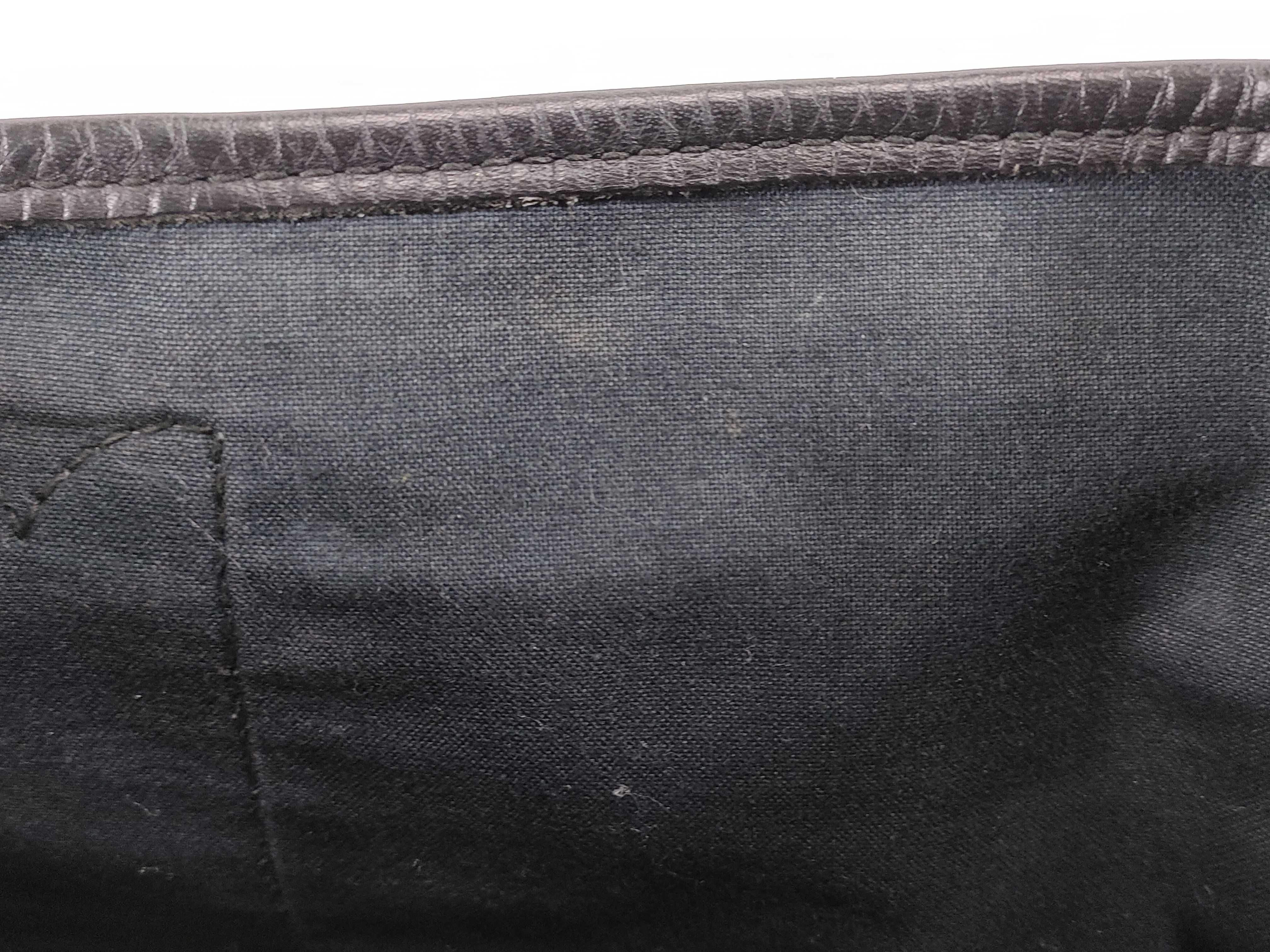 Navy Cabas 2-way Shoulder Bag Pouch Serial Handbag — view 13