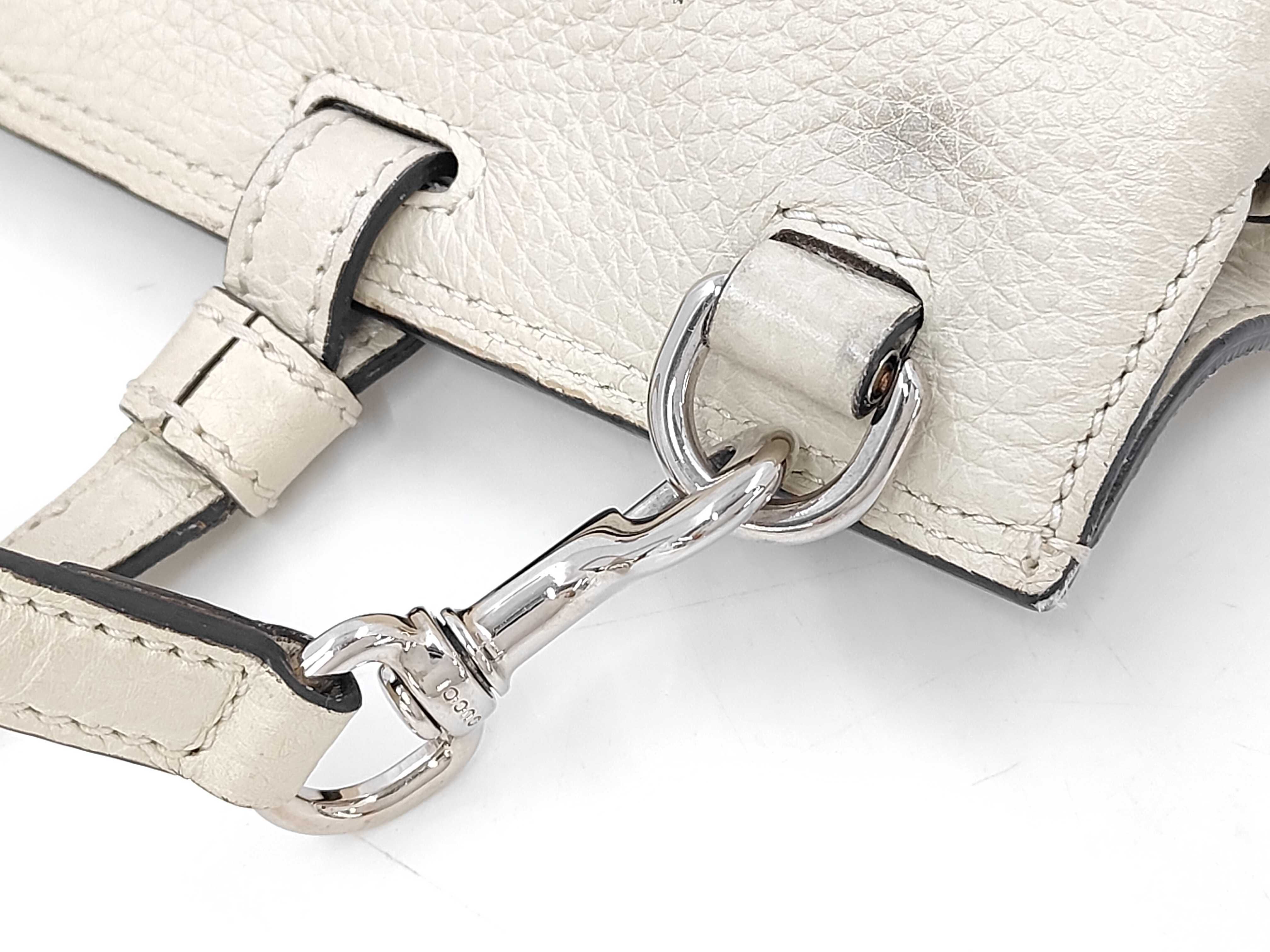 Bamboo Leather Daily 2-Way Shoulder Bag (Ivory) — view 5