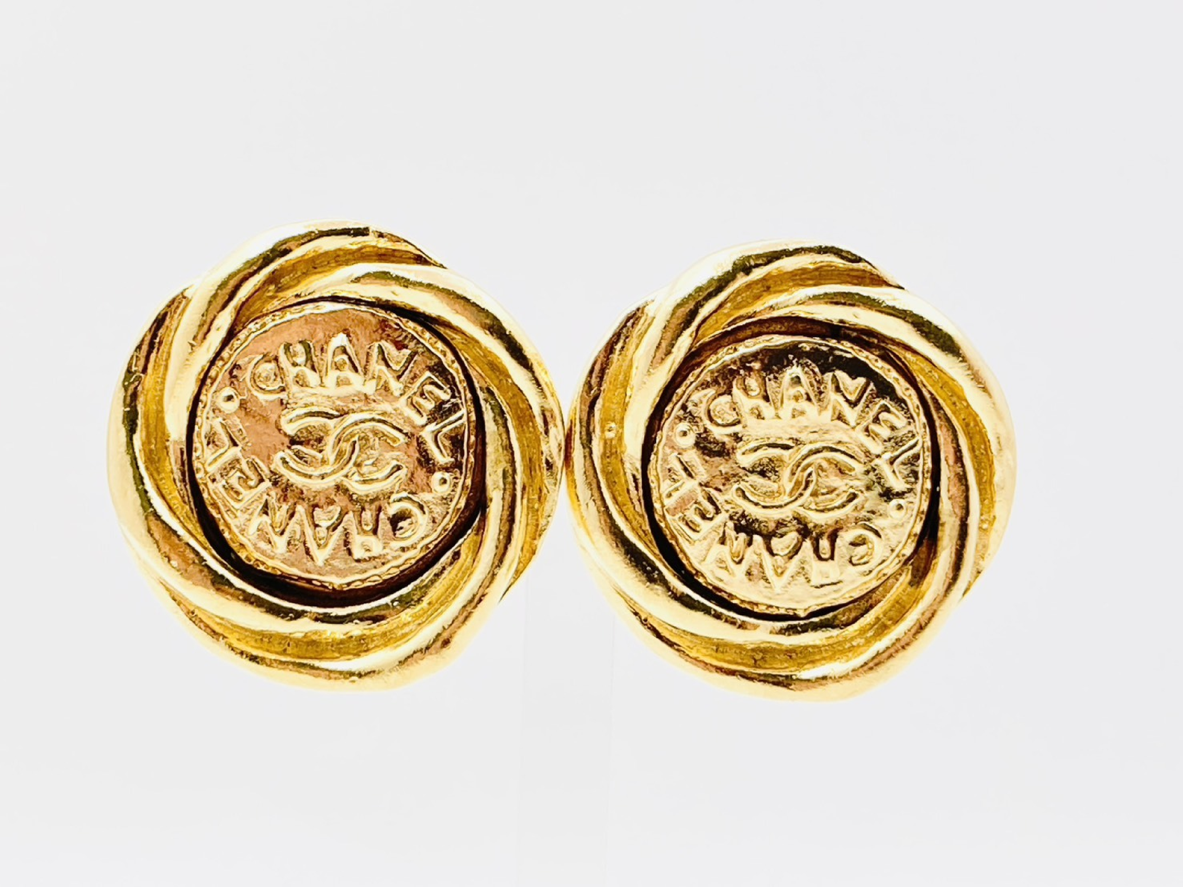 Coco Mark Logo Round Earrings (with comments)