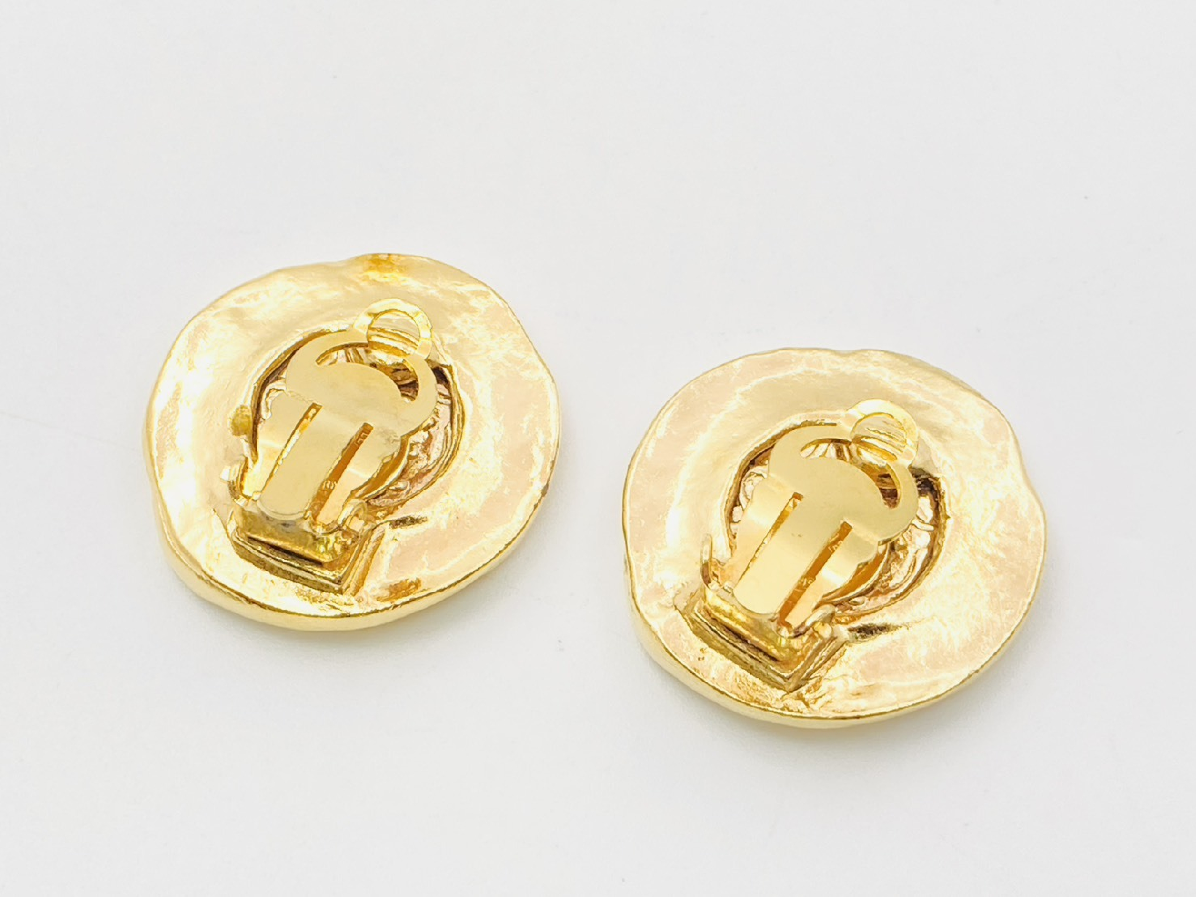 Coco Mark Logo Round Earrings (with comments) — view 2